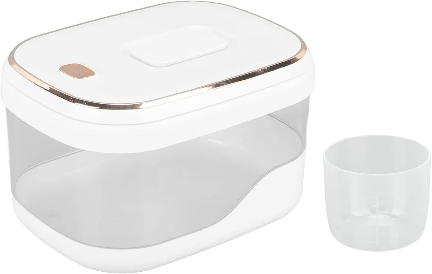 ظرف نگهداری برنج Banapoy، مخزن برنج با قابلیت پرس و پلمپ یکپارچه، ظروف و سطل های نگهداری مواد غذایی با پیمانه اندازه گیری، ظرف نگهداری غلات با ظرفیت بزرگ (5 کیلوگرم) ظرف نگهداری برنج Banapoy، مخزن برنج با قابلیت پرس و پلمپ یکپارچه، ظروف و سطل های نگهداری مواد غذایی با پیمانه اندازه گیری، ظرف نگهداری غلات با ظرفیت بزرگ (5 کیلوگرم)