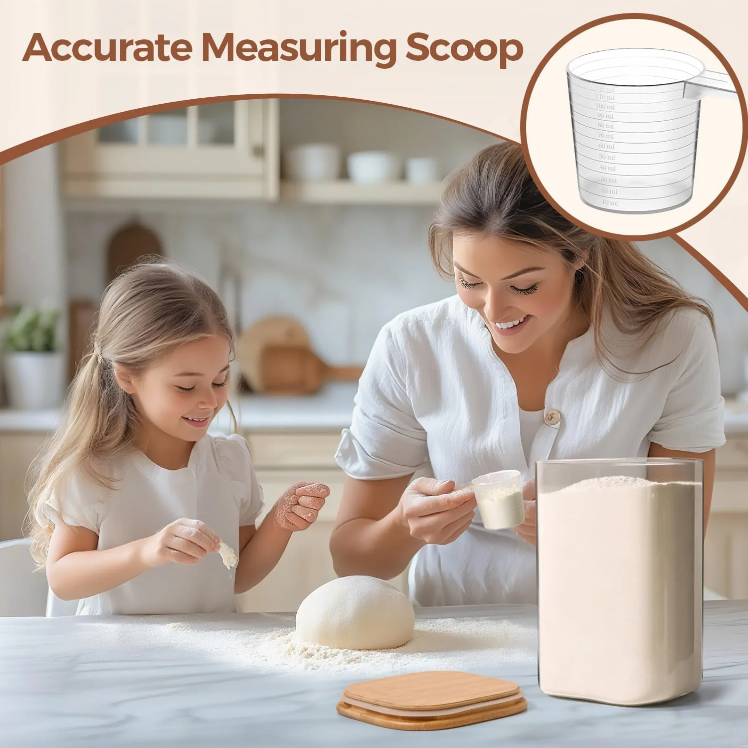 ظروف شیشه ای نگهداری مواد غذایی ComSaf، ظروف شیشه ای 3.6Qt/1.2Qt برای آرد و شکر با درب های هواگیر، شیشه های مربعی بزرگ با درب های بامبو برای برنج، پاستا، جو دوسر، غلات، کلوچه، تنقلات، آب نبات ظروف شیشه ای نگهداری مواد غذایی ComSaf، ظروف شیشه ای 3.6Qt/1.2Qt برای آرد و شکر با درب های هواگیر، شیشه های مربعی بزرگ با درب های بامبو برای برنج، پاستا، جو دوسر، غلات، کلوچه، تنقلات، آب نبات