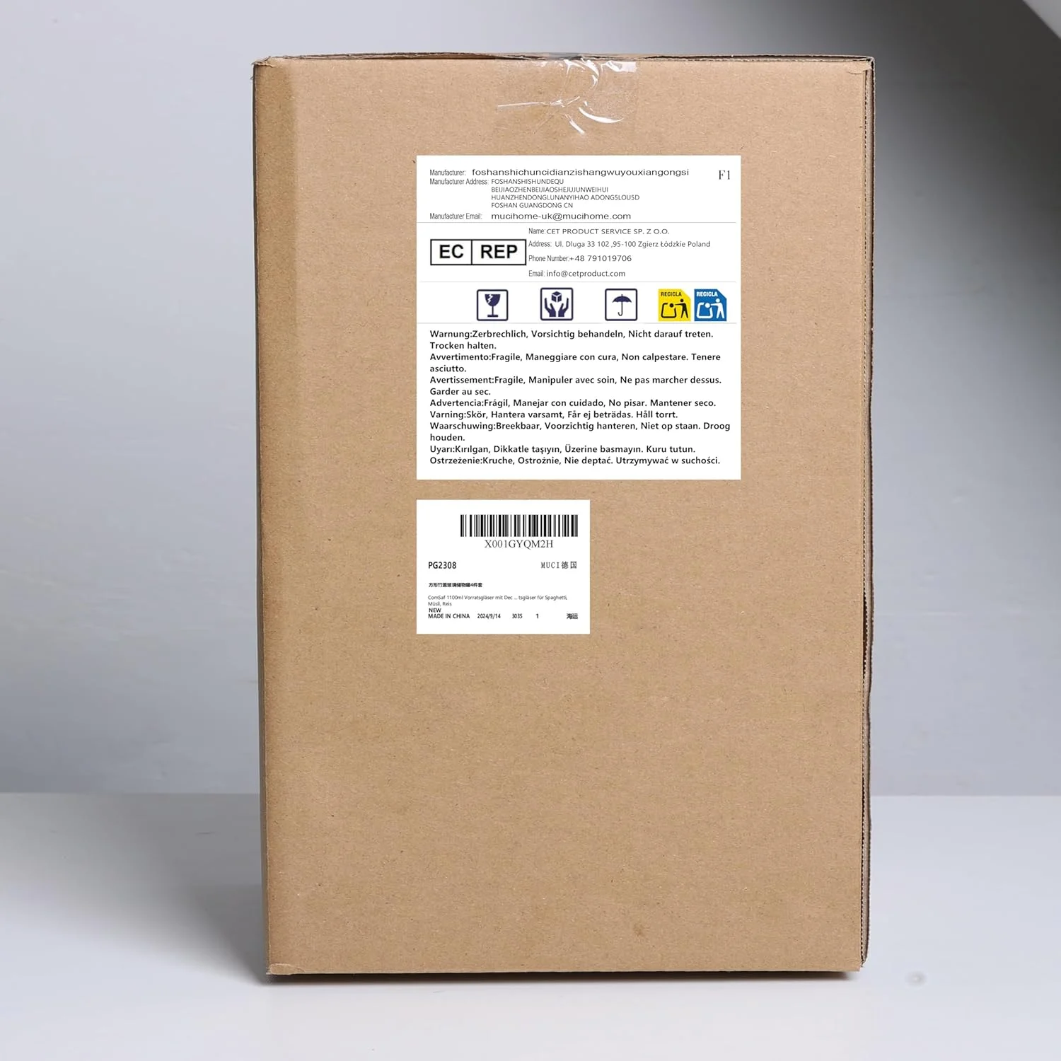 ست چهارتایی ظروف شیشه ای درب بامبو ComSaf، ظرف نگهداری مواد غذایی شفاف با درب چوبی (1100 میلی لیتر) مناسب برای نگهداری نودل، آرد، غلات، برنج، شکر، چای و دانه های قهوه، مربعی ست چهارتایی ظروف شیشه ای درب بامبو ComSaf، ظرف نگهداری مواد غذایی شفاف با درب چوبی (1100 میلی لیتر) مناسب برای نگهداری نودل، آرد، غلات، برنج، شکر، چای و دانه های قهوه، مربعی