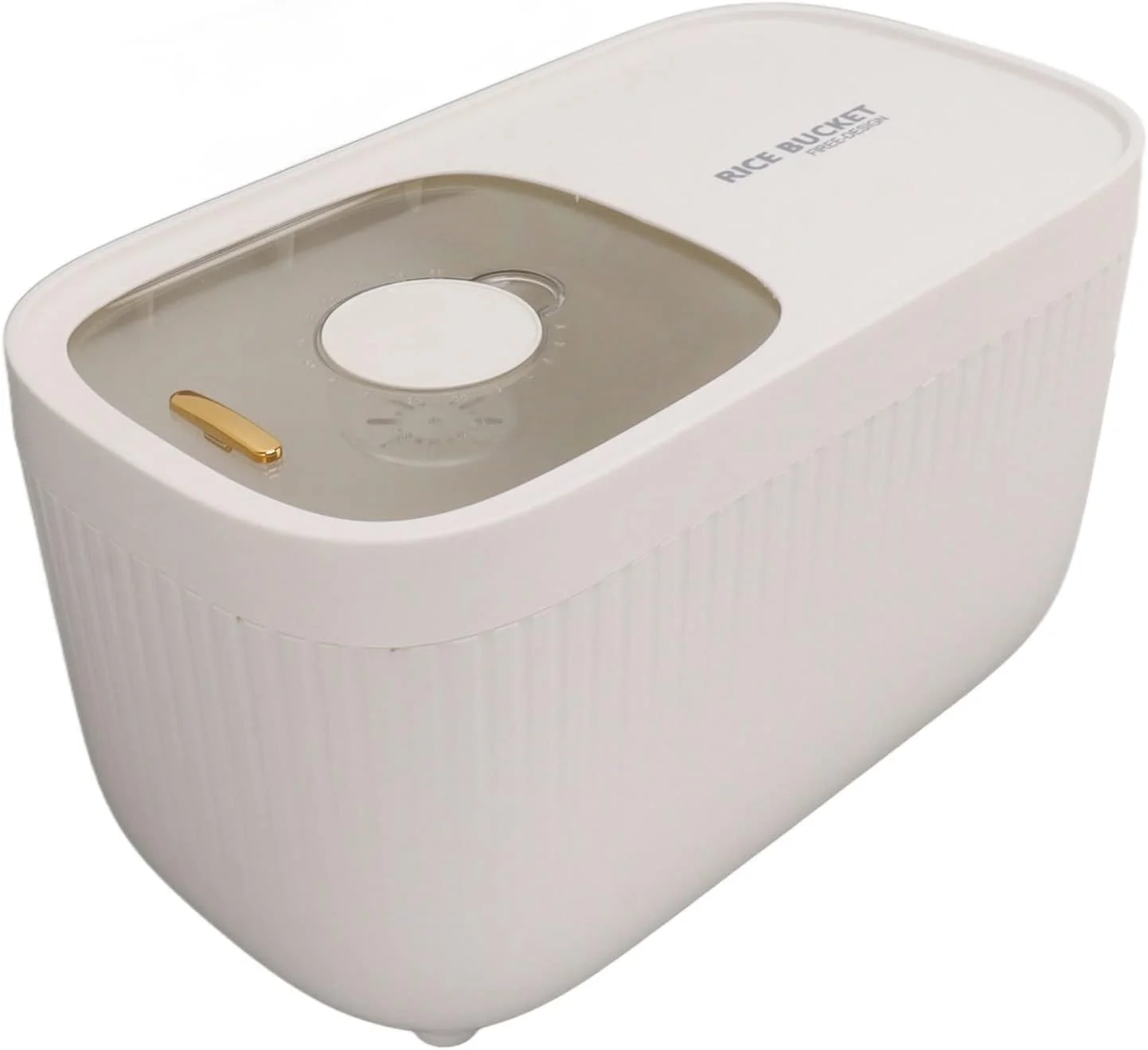 ظرف برنج کودن، ظرف برنج خانگی صرفه جویی در کار، بدون تاخیر، حفظ خشکی، طرح نوردیک برای آشپزخانه (سفید)