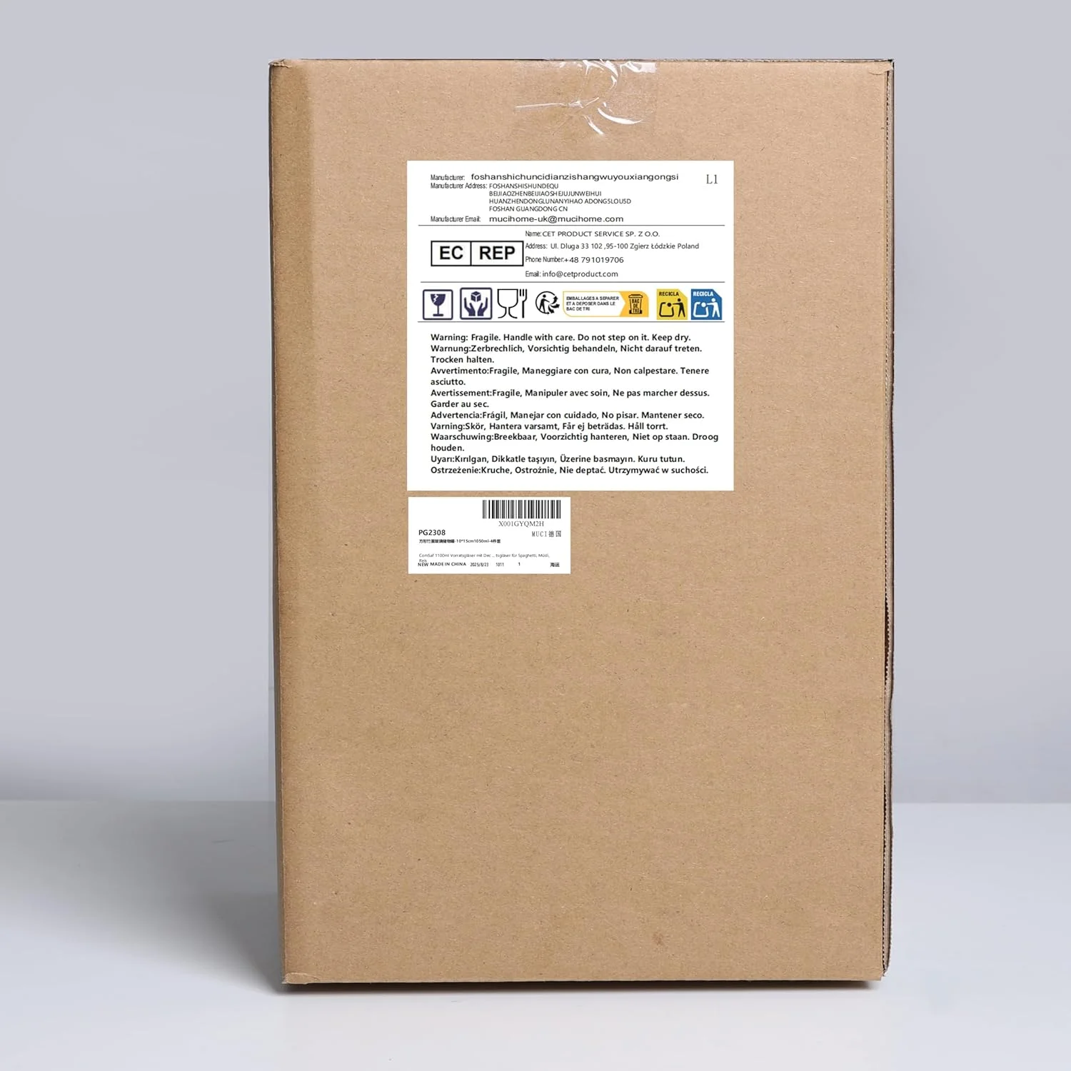 ست چهارتایی ظروف شیشه ای درب بامبو ComSaf، ظرف نگهداری مواد غذایی شفاف با درب چوبی (1100 میلی لیتر) مناسب برای نگهداری نودل، آرد، غلات، برنج، شکر، چای و دانه های قهوه، مربعی ست چهارتایی ظروف شیشه ای درب بامبو ComSaf، ظرف نگهداری مواد غذایی شفاف با درب چوبی (1100 میلی لیتر) مناسب برای نگهداری نودل، آرد، غلات، برنج، شکر، چای و دانه های قهوه، مربعی