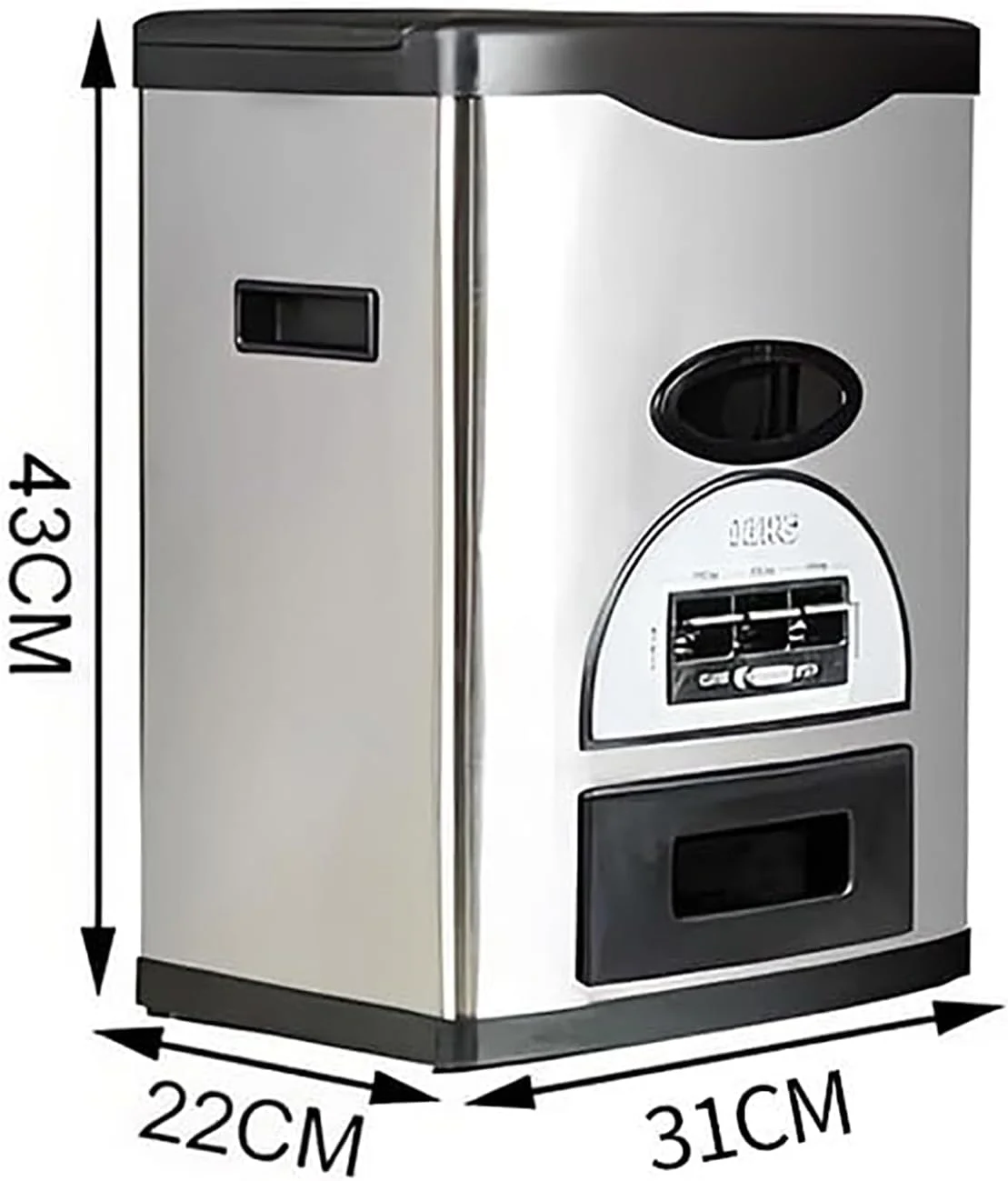 ظرف غلات 10 کیلوگرمی COYEUX، ظرف نگهداری برنج استیل ضد زنگ، پخش کننده مواد غذایی با اندازه گیری خودکار، برای تازه نگه داشتن مواد غذایی، برای حبوبات و برنج یا غلات ظرف غلات 10 کیلوگرمی COYEUX، ظرف نگهداری برنج استیل ضد زنگ، پخش کننده مواد غذایی با اندازه گیری خودکار، برای تازه نگه داشتن مواد غذایی، برای حبوبات و برنج یا غلات