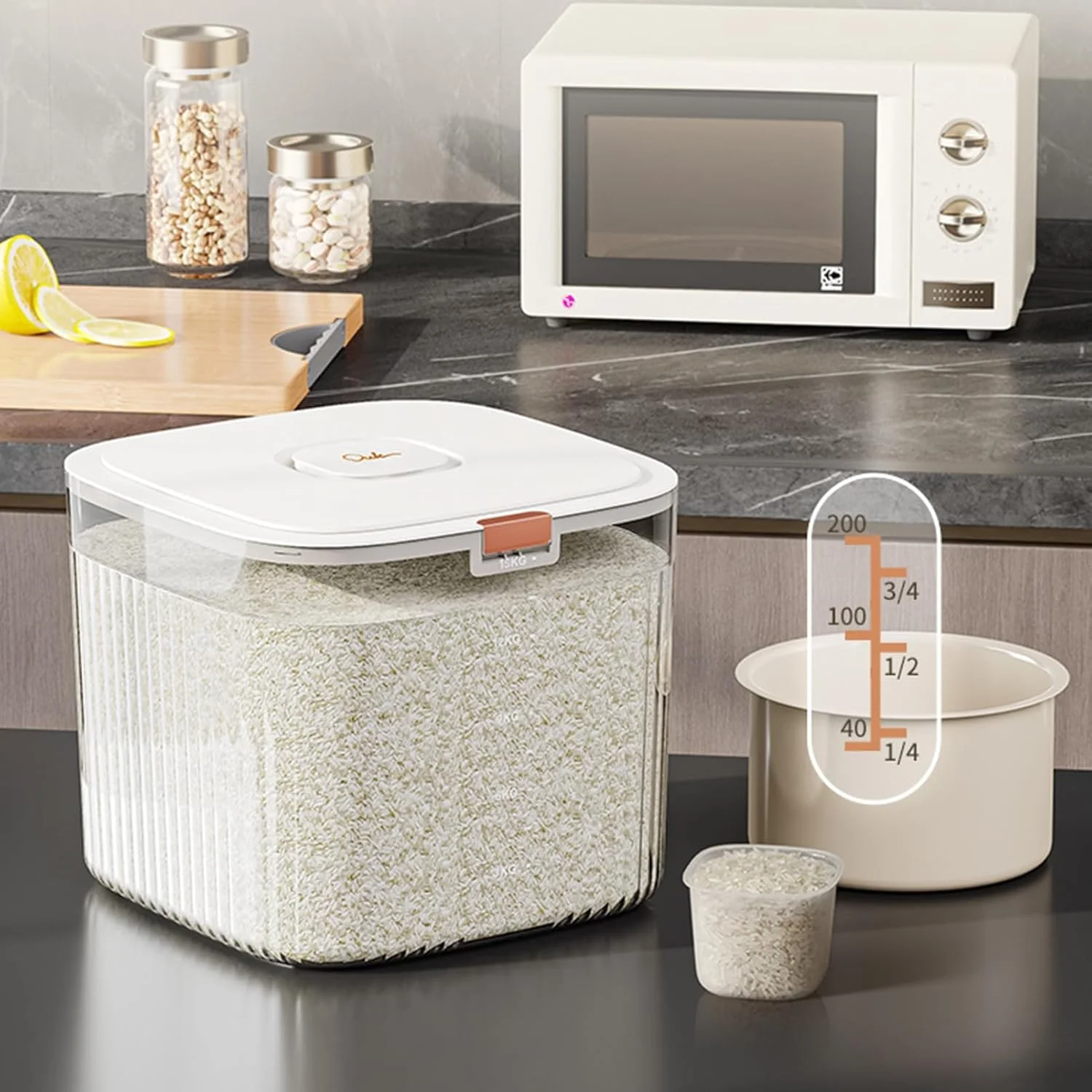 ظروف نگهداری آرد، ظرف نگهداری برنج درب دار، ظرف بزرگ و هواگیر برای نگهداری مواد غذایی خشک، دستگاه پخش کننده غلات آشپزخانه، ظروف مخصوص غلات، برنج، پاستا و مواد غذایی خشک ظروف نگهداری آرد، ظرف نگهداری برنج درب دار، ظرف بزرگ و هواگیر برای نگهداری مواد غذایی خشک، دستگاه پخش کننده غلات آشپزخانه، ظروف مخصوص غلات، برنج، پاستا و مواد غذایی خشک