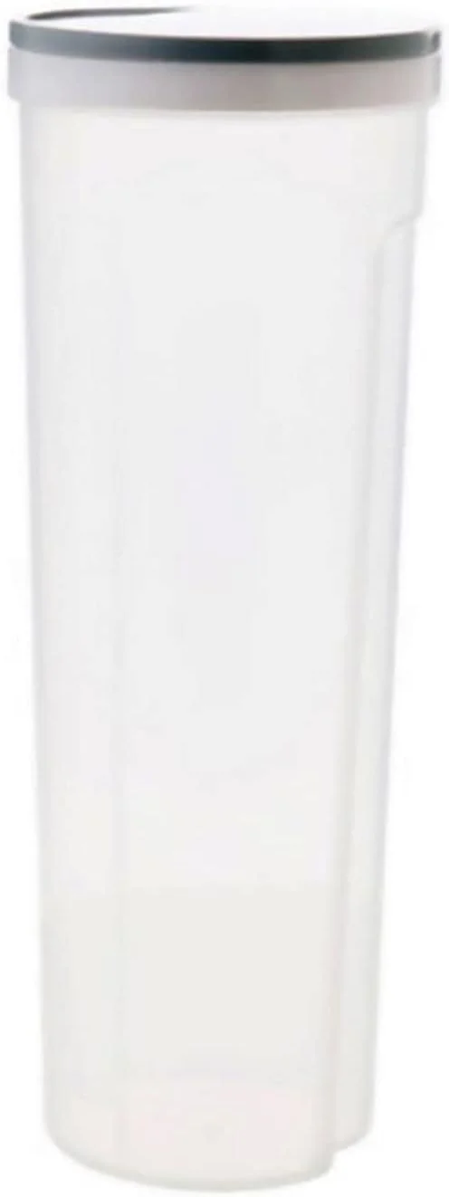 ظروف درب دار پاستا و نودل، بطری های نگهداری غلات و حبوبات، سطل برنج، جعبه نگهداری مواد غذایی ضد رطوبت مناسب برای نگهداری در آشپزخانه (رنگ: آبی روشن)