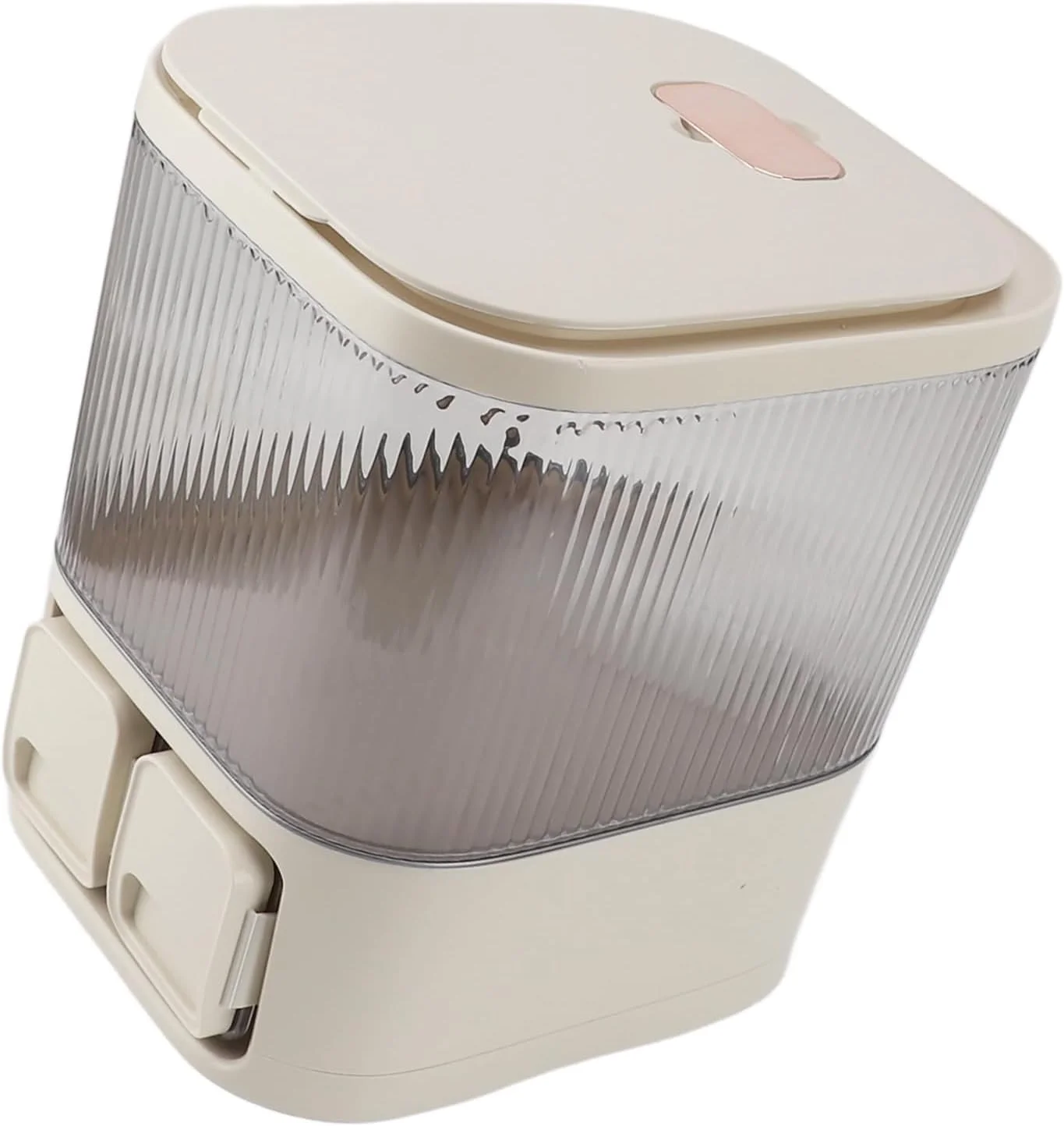 ظرف نگهداری برنج با ظرفیت بالا، ضد رطوبت و ضد نشت، از جنس پلاستیک، مناسب برای نگهداری آرد، دارای پیمانه، مناسب آشپزخانه (Nikourpir-12) ظرف نگهداری برنج با ظرفیت بالا، ضد رطوبت و ضد نشت، از جنس پلاستیک، مناسب برای نگهداری آرد، دارای پیمانه، مناسب آشپزخانه (Nikourpir-12)