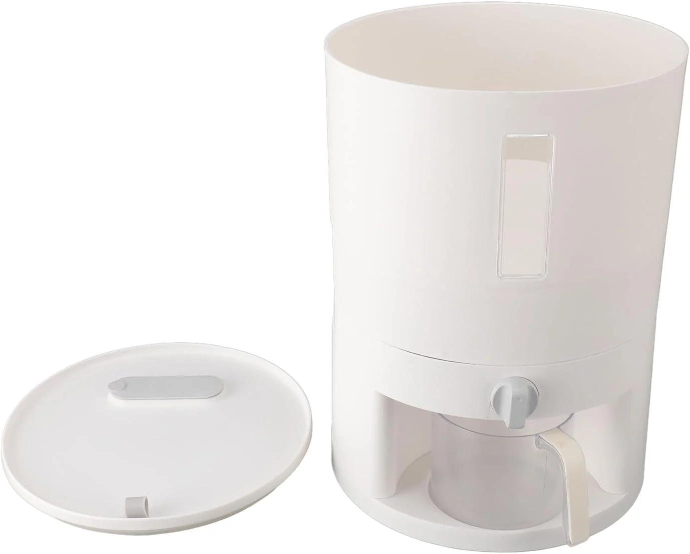 ظرف نگهداری برنج، سبک ژاپنی، با قابلیت چرخش و توزیع، دارای پیمانه اندازه گیری، مناسب برای نگهداری برنج و مواد خشک، برای مصارف خانگی (29x20 سانتی متر) ظرف نگهداری برنج، سبک ژاپنی، با قابلیت چرخش و توزیع، دارای پیمانه اندازه گیری، مناسب برای نگهداری برنج و مواد خشک، برای مصارف خانگی (29x20 سانتی متر)