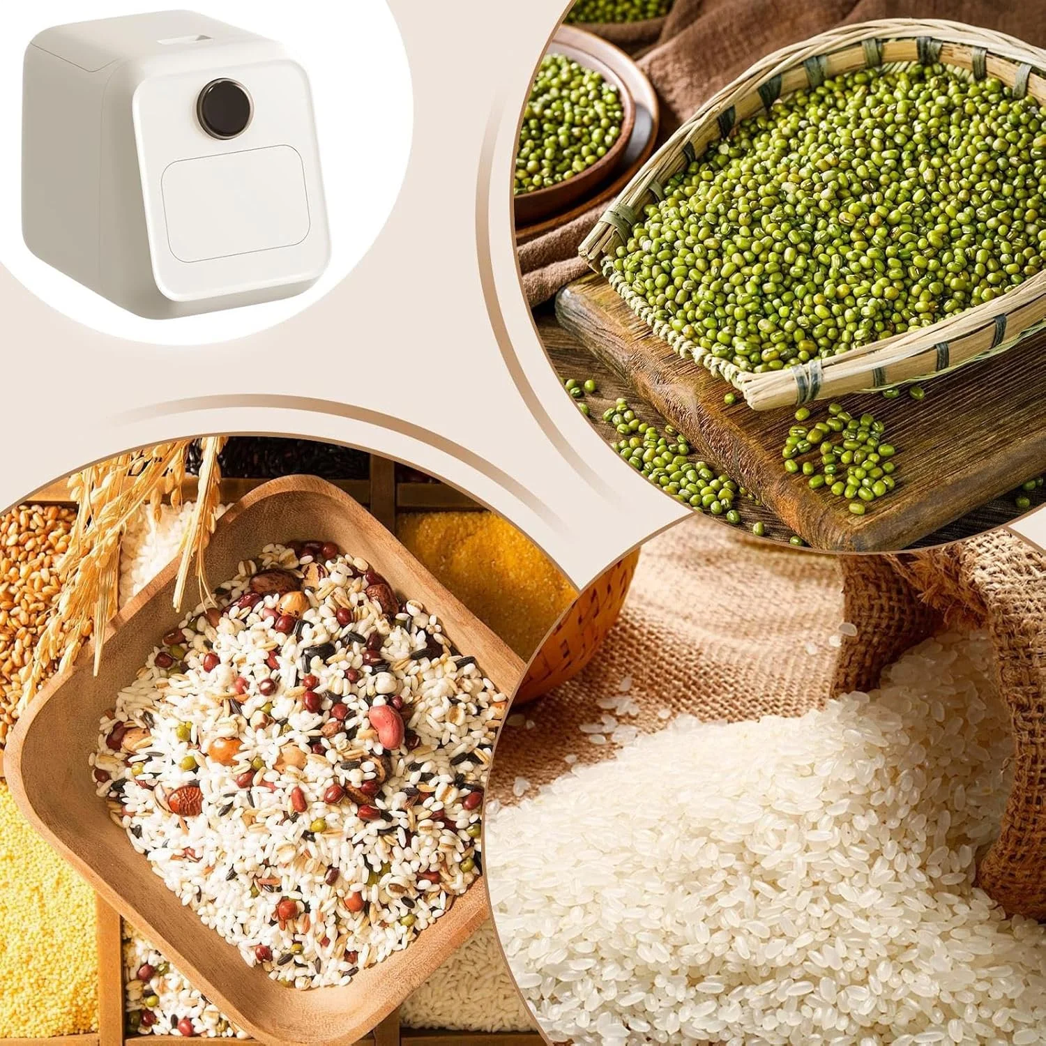 ظرف نگهداری برنج، ظروف نگهداری آرد و شکر، ظروف دربسته برای نگهداری مواد پخت و پز، حبوبات، فریزر، آپارتمان و خوابگاه ظرف نگهداری برنج، ظروف نگهداری آرد و شکر، ظروف دربسته برای نگهداری مواد پخت و پز، حبوبات، فریزر، آپارتمان و خوابگاه