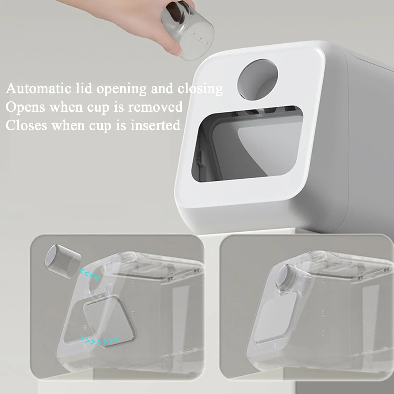 ظرف برنج - سطل برنج با پیمانه اندازه گیری، ظروف نگهداری مواد غذایی و آرد درب دار برای آشپزخانه، مناسب برای پخت و پز، فریزر، انبار، آپارتمان، رستوران و خوابگاه