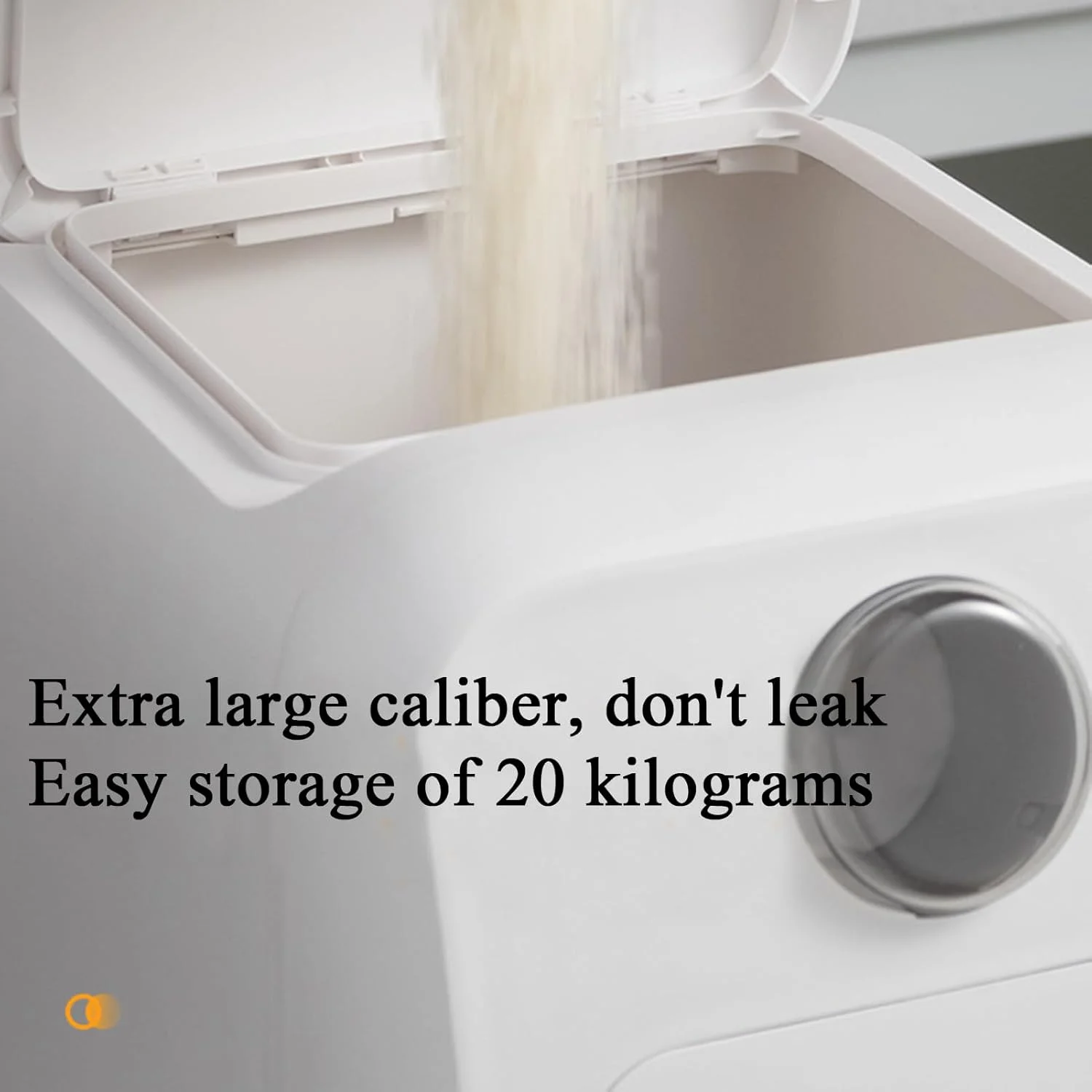 ظرف برنج | ظروف نگهداری مواد غذایی، سطل آرد، قوطی های مواد غذایی برای نگهداری شکر، غلات و سازماندهی فریزر آشپزخانه