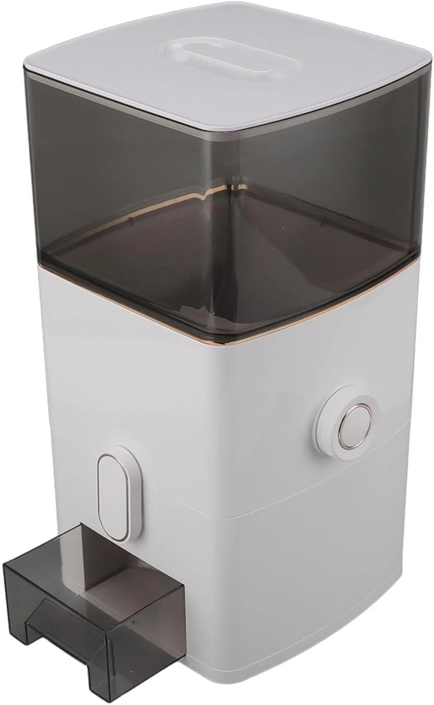 ظرف نگهداری برنج Haofy با ظرفیت 6 کیلوگرم، دارای پنجره شفاف، مناسب برای نگهداری مواد غذایی خشک به همراه پیمانه اندازه گیری، مناسب برای آرد و شکر (سفید)