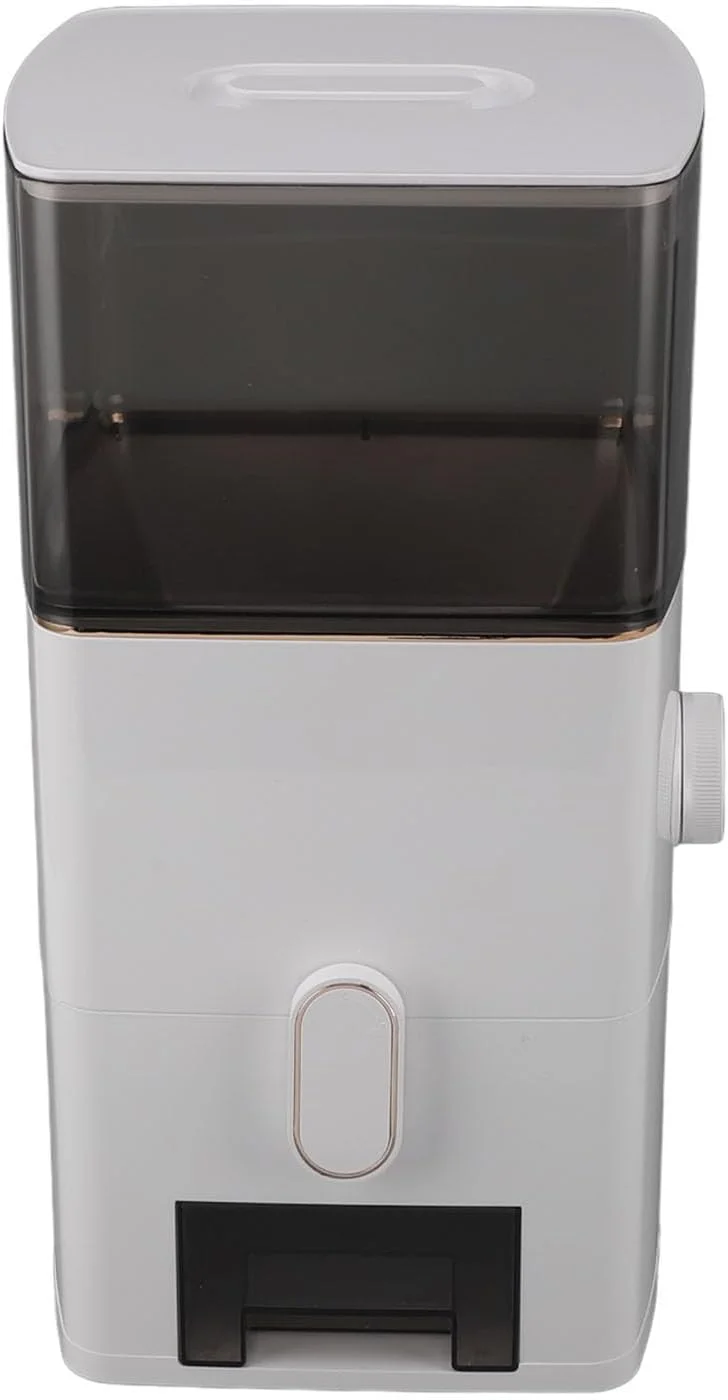 ظرف نگهداری برنج Haofy با ظرفیت 6 کیلوگرم، دارای پنجره شفاف، مناسب برای نگهداری مواد غذایی خشک به همراه پیمانه اندازه گیری، مناسب برای آرد و شکر (سفید)