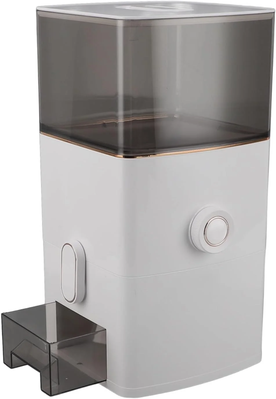 ظرف نگهداری برنج Haofy با ظرفیت 6 کیلوگرم، دارای پنجره شفاف، مناسب برای نگهداری مواد غذایی خشک به همراه پیمانه اندازه گیری، مناسب برای آرد و شکر (سفید)