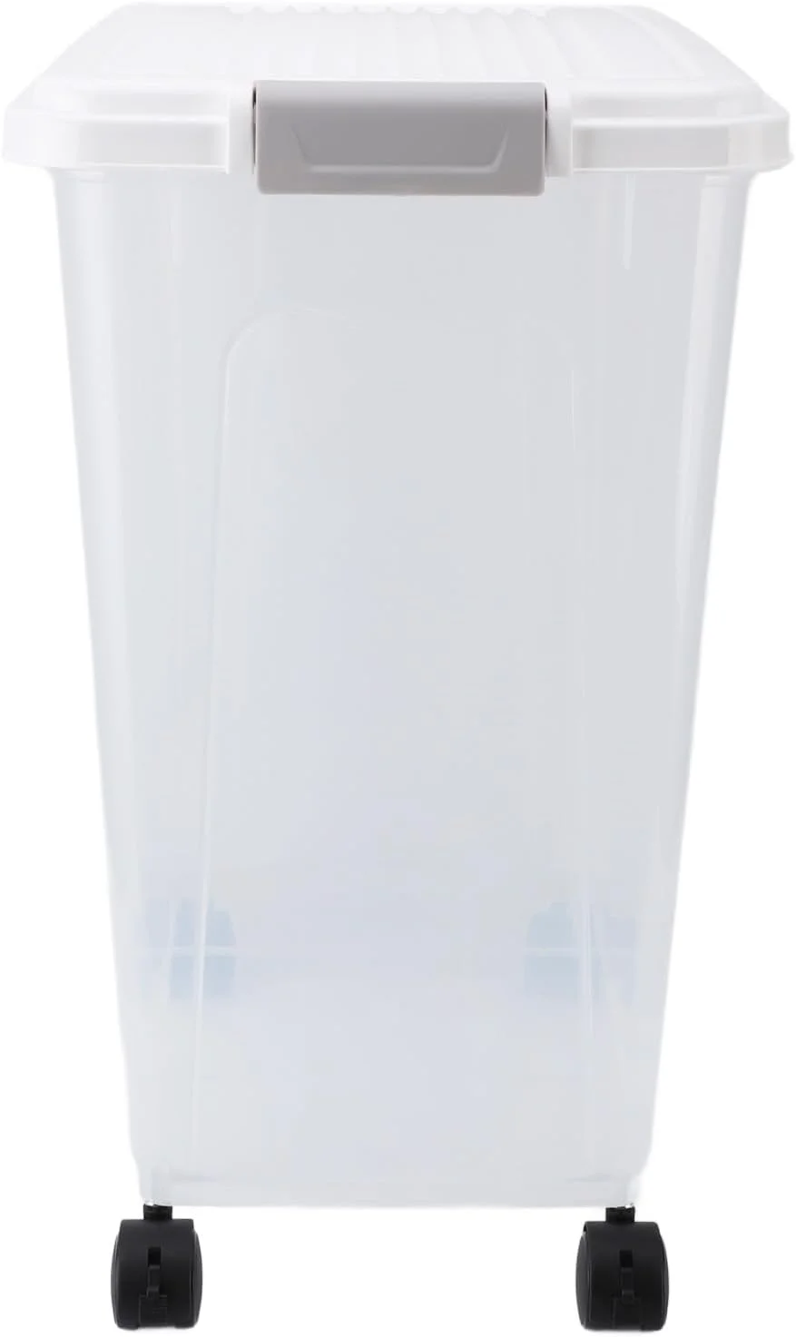 ظروف بزرگ نگهداری مواد غذایی Asixxsix، ظرف برنج با ظرفیت 30 کیلوگرم، نگهداری مواد غذایی خشک با درب محکم و چرخ غلتکی، مناسب برای غلات، سازماندهی آشپزخانه و انبار