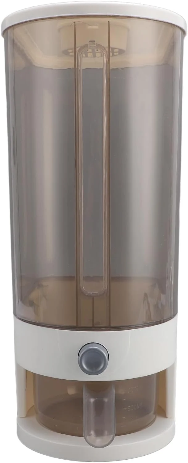 ظرف برنج Cryfokt، مخزن نگهداری مواد غذایی خشک با ظرفیت 10 کیلوگرم به همراه پیمانه برای آشپزخانه، درب دار (B) ظرف برنج Cryfokt، مخزن نگهداری مواد غذایی خشک با ظرفیت 10 کیلوگرم به همراه پیمانه برای آشپزخانه، درب دار (B)