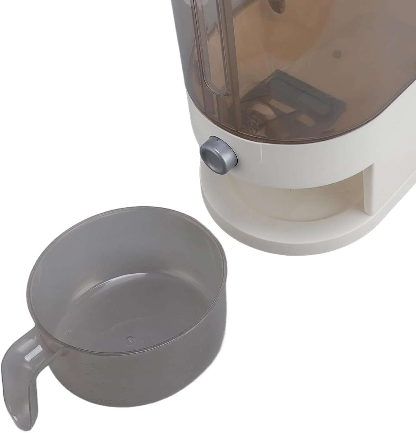 ظرف برنج Cryfokt، مخزن نگهداری مواد غذایی خشک با ظرفیت 10 کیلوگرم به همراه پیمانه برای آشپزخانه، درب دار (B) ظرف برنج Cryfokt، مخزن نگهداری مواد غذایی خشک با ظرفیت 10 کیلوگرم به همراه پیمانه برای آشپزخانه، درب دار (B)