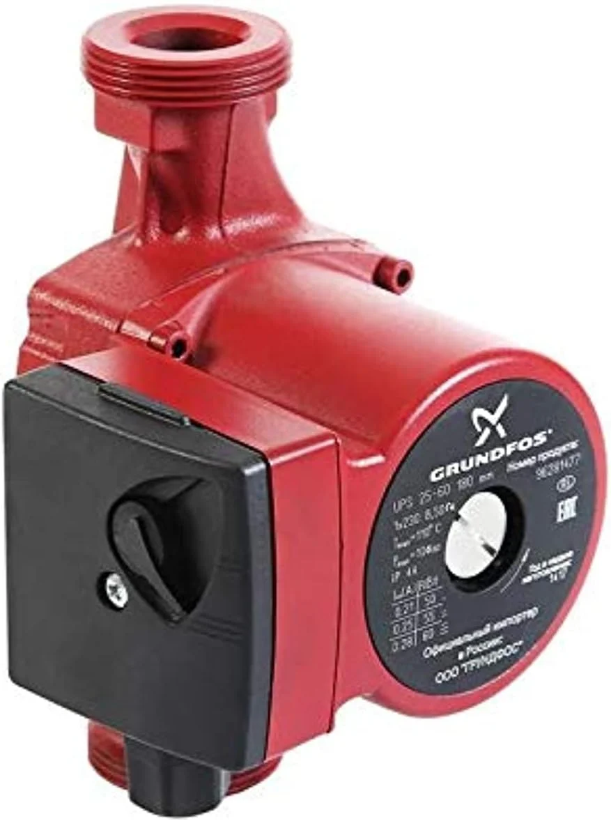 پمپ سیرکولاتور آب گرم گراندفوس UPS 25-60 180 برای سیستم های گرمایش مرکزی و آب گرم - صربستان