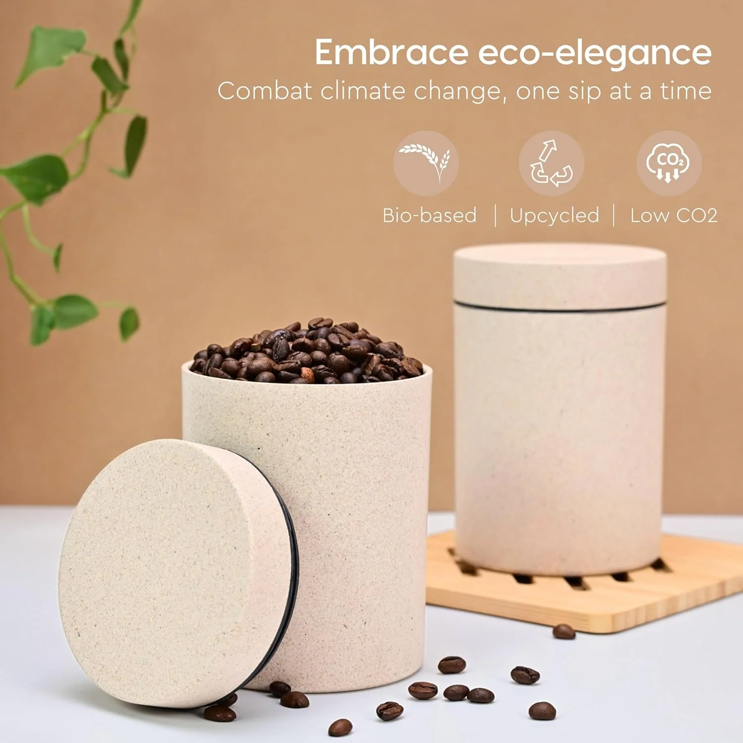 ظرف استوانه ای دوستدار محیط زیست Eha با درب محکم | ست 3 تایی ظروف نگهداری مواد غذایی | قابل استفاده در مایکروویو | ساخته شده از پوسته برنج و الیاف بامبو | 700 میلی لیتر | چند رنگ ظرف استوانه ای دوستدار محیط زیست Eha با درب محکم | ست 3 تایی ظروف نگهداری مواد غذایی | قابل استفاده در مایکروویو | ساخته شده از پوسته برنج و الیاف بامبو | 700 میلی لیتر | چند رنگ