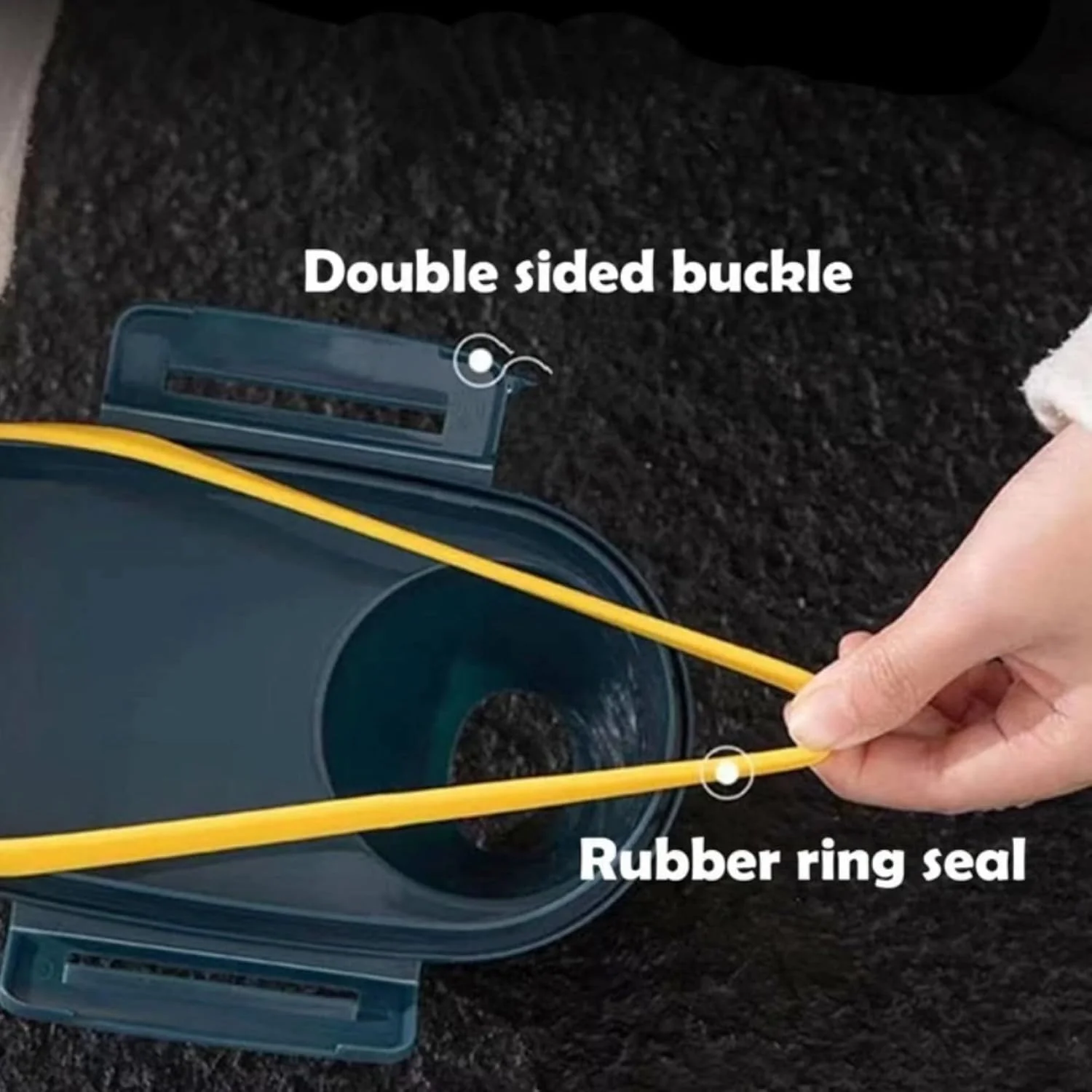 ظروف نگهداری برنج، حبوبات، غلات و مواد غذایی خشک 2.5 لیتری هگزار به همراه پیمانه، سازمان دهنده آشپزخانه با قابلیت نگهداری هوا، جعبه نگهداری مواد غذایی شفاف چند منظوره - ظرف بدون BPA با درب های قفل دار (2 عدد)