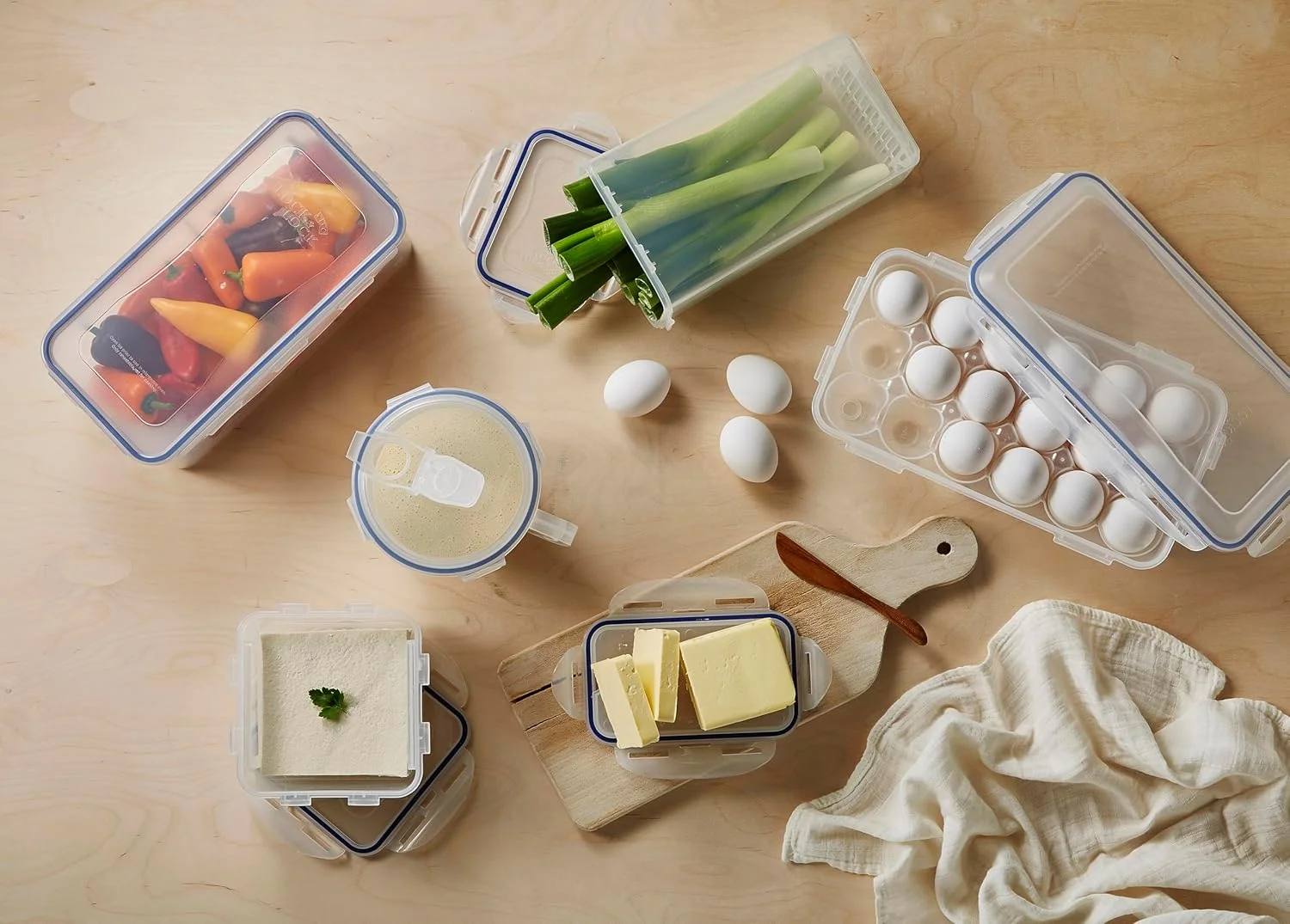 ظرف غذای مستطیلی لاک اند لاک - 2.3 لیتر