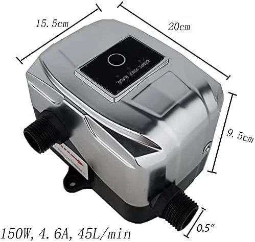 پمپ تقویت فشار آب SHYLIYU DC 24V خورشیدی اتوماتیک، پمپ سیرکولاسیون آب، مینی قابل حمل 150 وات، حداکثر ارتفاع 25 متر، 45 لیتر در دقیقه، ½ اینچ، مناسب دوش، آشپزخانه، باغ پمپ تقویت فشار آب SHYLIYU DC 24V خورشیدی اتوماتیک، پمپ سیرکولاسیون آب، مینی قابل حمل 150 وات، حداکثر ارتفاع 25 متر، 45 لیتر در دقیقه، ½ اینچ، مناسب دوش، آشپزخانه، باغ