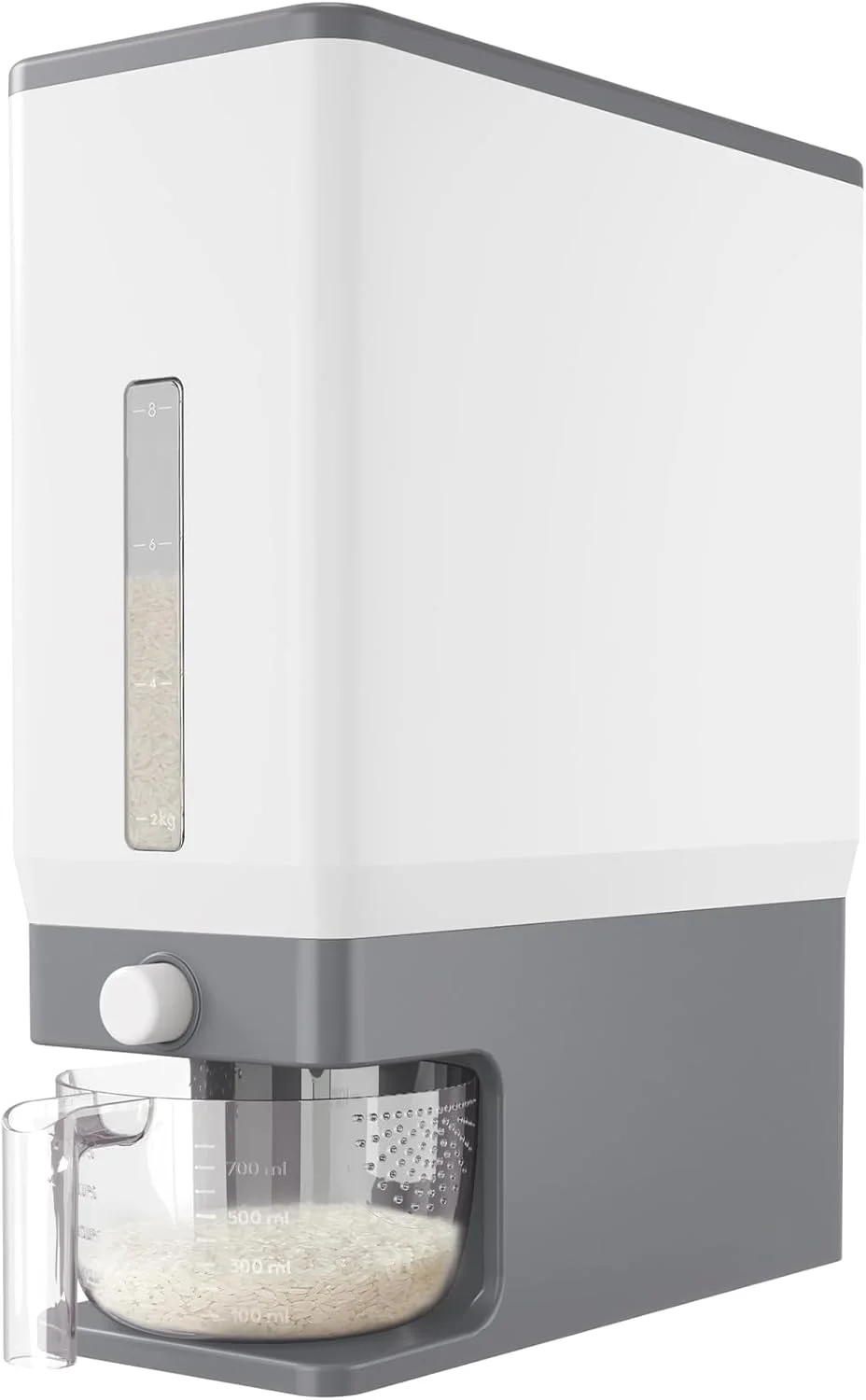 ظرف نگهداری برنج Lifewit با ظرفیت 11.3 کیلوگرم، محفظه نگهداری برنج ضد رطوبت و مهر و موم شده به همراه پیمانه اندازه گیری برای آشپزخانه و انبار مواد غذایی، فاقد BPA ظرف نگهداری برنج Lifewit با ظرفیت 11.3 کیلوگرم، محفظه نگهداری برنج ضد رطوبت و مهر و موم شده به همراه پیمانه اندازه گیری برای آشپزخانه و انبار مواد غذایی، فاقد BPA