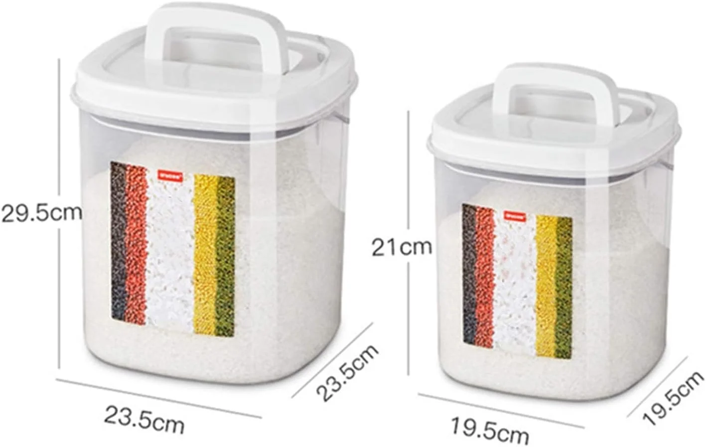 ظرف نگهداری برنج LFYNB، مخزن نگهداری برنج پلاستیکی شفاف، جعبه نگهداری حبوبات قهوه، ظرف نگهداری مواد غذایی آشپزخانه، ظرف درب دار، سطل برنج، ظرف نگهداری برنج برای آشپزخانه ظرف نگهداری برنج LFYNB، مخزن نگهداری برنج پلاستیکی شفاف، جعبه نگهداری حبوبات قهوه، ظرف نگهداری مواد غذایی آشپزخانه، ظرف درب دار، سطل برنج، ظرف نگهداری برنج برای آشپزخانه