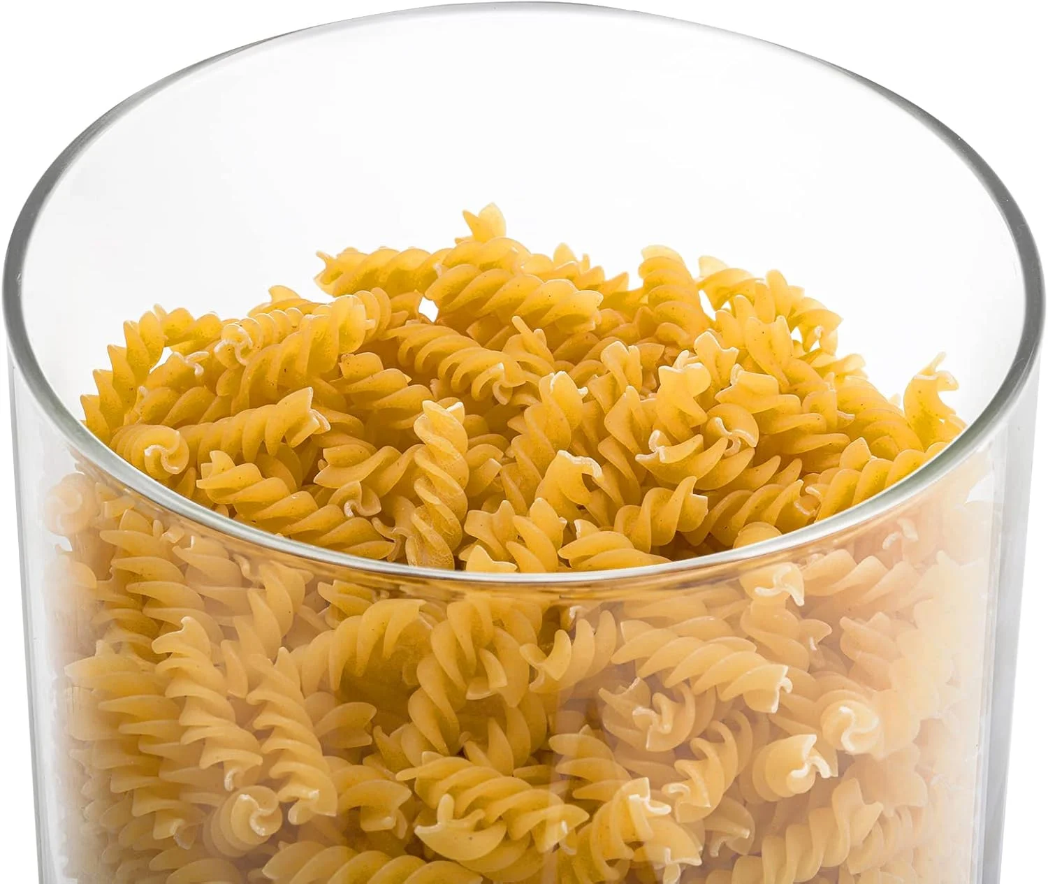 ظرف نگهداری مواد غذایی شیشه ای بزرگ Lawei - ظرف شیشه ای 3000 میلی لیتری با درب بامبو، مناسب برای نگهداری قهوه، اسپاگتی، پودر، چای، برنج و مواد غذایی خشک