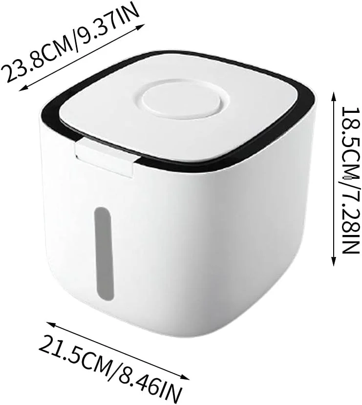 ظرف نگهداری برنج LBTYQ، ظرف بزرگ و مهر و موم شده غلات با درب و پیمانه اندازه گیری، سطل خانگی ضد رطوبت، ظرف نگهداری برنج و مواد غذایی خانگی ظرف نگهداری برنج LBTYQ، ظرف بزرگ و مهر و موم شده غلات با درب و پیمانه اندازه گیری، سطل خانگی ضد رطوبت، ظرف نگهداری برنج و مواد غذایی خانگی