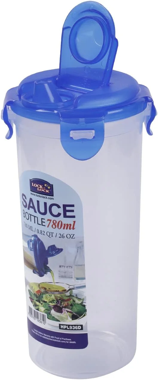 بطری سس لاک اند لاک، شفاف/آبی، 780 میلی لیتر، مدل Hpl936D
