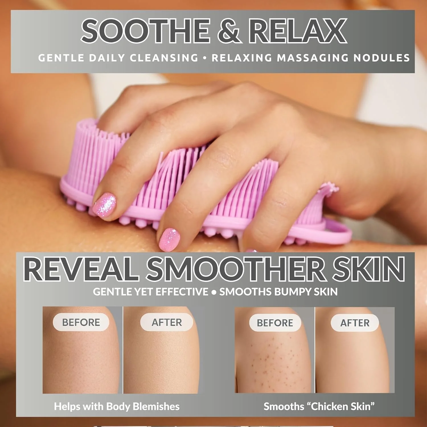 اسکرابر سیلیکونی لایه بردار جدید بدن آویلانا، تمیز کردن آسان، کف زیاد، سازگار با محیط زیست، بادوام و بهداشتی تر از لیف سنتی (سبز)