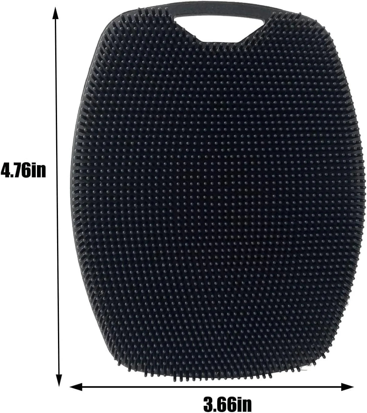 بادی بافر BananaHome، اسکرابر سیلیکونی ممتاز برای تغذیه، پاکسازی و لایه برداری پوست شما - ماندگاری بالا و تمیز کردن آسان، دارای برس های تقویت کننده کف با دسته ارگونومیک ضد لغزش (مشکی)