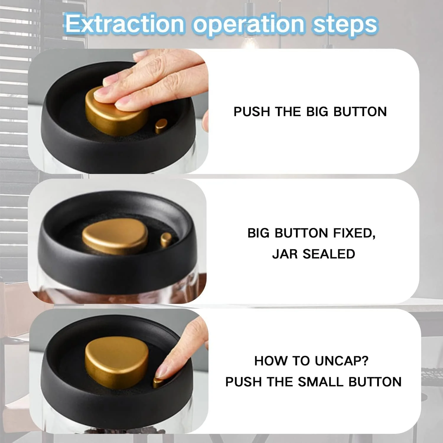 ظروف نگهداری آشپزخانه شیشه ای بوروسیلیکات NALACAL، ظروف قهوه با درب محکم، ظروف نگهداری مواد غذایی - ایده آل برای دانه های قهوه، چای، شکر، آب نبات، ادویه جات ترشی جات، برنج (1800 میلی لیتر/60 اونس)