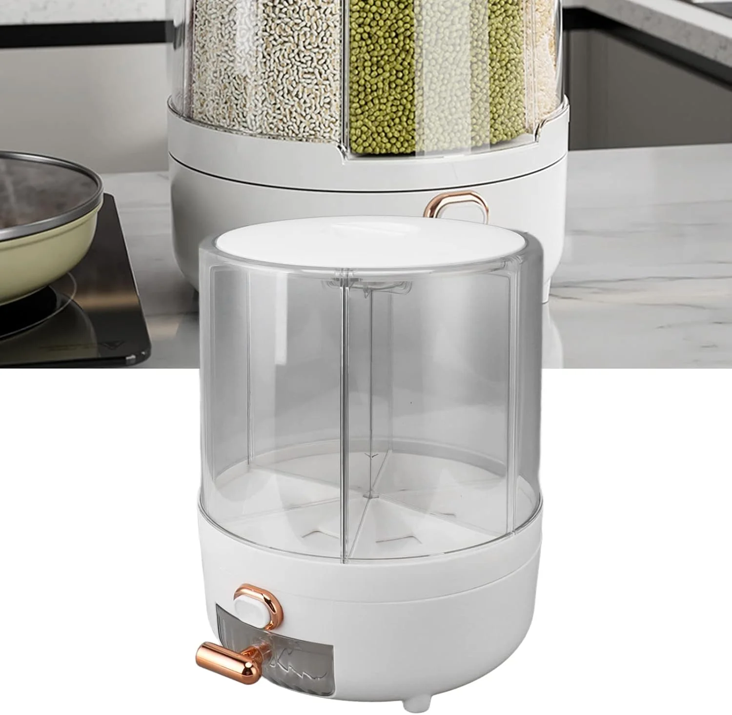 ظرف نگهداری برنج، باکس برنج، ظرف آشپزخانه برای نگهداری برنج (سایز بزرگ)