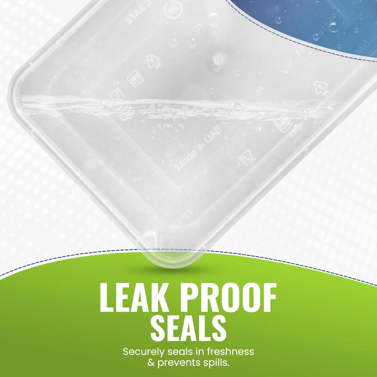 ظروف بسته بندی مستطیلی شفاف 1000 میلی لیتری SNH، مناسب مایکروویو، 50 عددی، ظروف پلاستیکی شفاف برای آماده سازی غذا و نگهداری مواد غذایی، ظروف ناهار و بیرون بر قابل استفاده مجدد