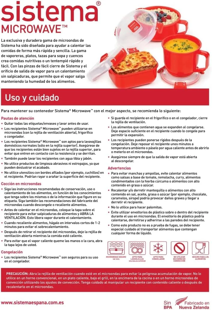 ست ظروف مایکروویو Sistema Heat and Eat | 1.25 لیتر، 525 میلی لیتر | جعبه ناهار مدرسه مناسب مایکروویو با دریچه تخلیه بخار | بدون BPA | قرمز | 3 عدد ست ظروف مایکروویو Sistema Heat and Eat | 1.25 لیتر، 525 میلی لیتر | جعبه ناهار مدرسه مناسب مایکروویو با دریچه تخلیه بخار | بدون BPA | قرمز | 3 عدد