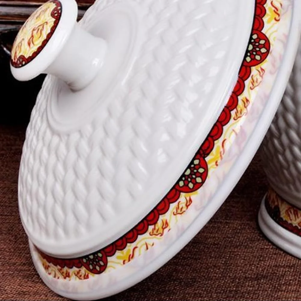 ظروف نگهداری برنج، مخزن غلات با درب، سطل نگهداری مواد غذایی، جعبه سرامیکی نگهداری برنج، ظرف غذای خشک برای برنج، لوبیا، غلات، غذای حیوانات خانگی (2.5 کیلوگرم) (تک رنگ 2.5 کیلوگرم)