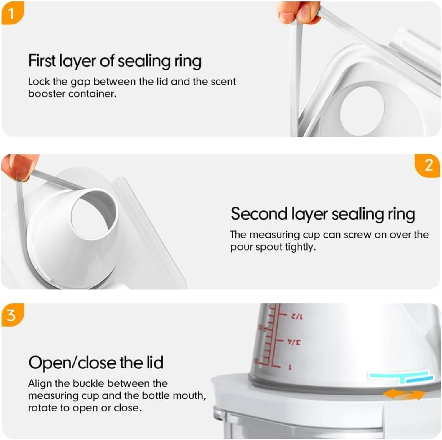 ظرف نگهداری غلات TAME، ظرف نگهداری برنج 2.3 لیتری با پیمانه اندازه گیری، ظروف نگهداری مواد غذایی درب دار، سطل پلاستیکی شفاف نگهداری مواد غذایی خشک آشپزخانه برای غلات، جو دوسر، تنقلات، غذای سگ خانگی (2.3 لیتر) ظرف نگهداری غلات TAME، ظرف نگهداری برنج 2.3 لیتری با پیمانه اندازه گیری، ظروف نگهداری مواد غذایی درب دار، سطل پلاستیکی شفاف نگهداری مواد غذایی خشک آشپزخانه برای غلات، جو دوسر، تنقلات، غذای سگ خانگی (2.3 لیتر)