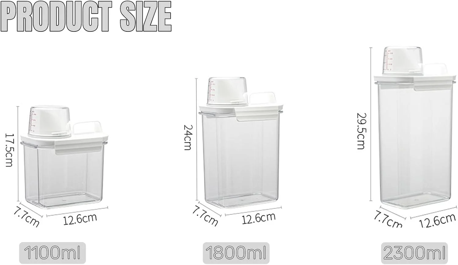 ظرف نگهداری غلات TAME، ظرف نگهداری برنج 2.3 لیتری با پیمانه اندازه گیری، ظروف نگهداری مواد غذایی درب دار، سطل پلاستیکی شفاف نگهداری مواد غذایی خشک آشپزخانه برای غلات، جو دوسر، تنقلات، غذای سگ خانگی (2.3 لیتر) ظرف نگهداری غلات TAME، ظرف نگهداری برنج 2.3 لیتری با پیمانه اندازه گیری، ظروف نگهداری مواد غذایی درب دار، سطل پلاستیکی شفاف نگهداری مواد غذایی خشک آشپزخانه برای غلات، جو دوسر، تنقلات، غذای سگ خانگی (2.3 لیتر)