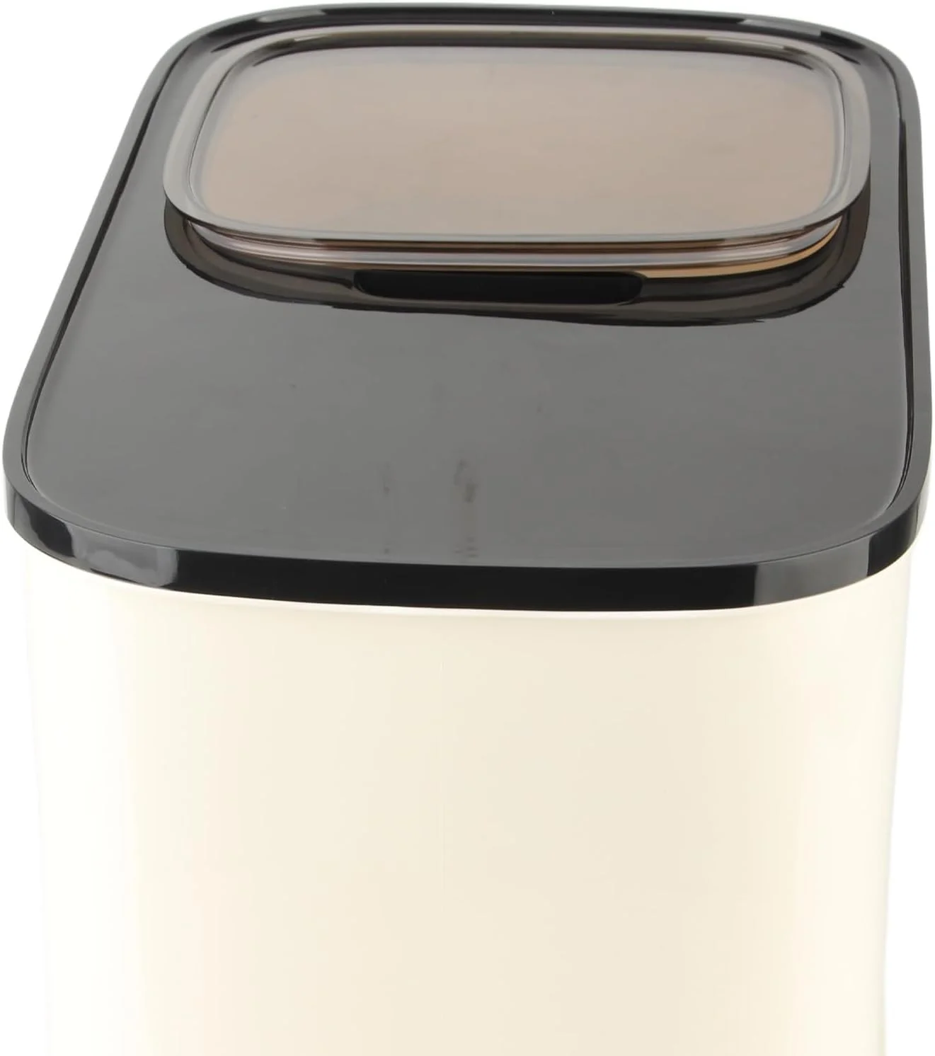 ظرف نگهداری برنج Vomeko، سطل نگهداری مواد غذایی خشک، سطل برنج آشپزخانه، سطل نگهداری مواد غذایی ضخیم شده چند منظوره PET و PP (بزرگ)