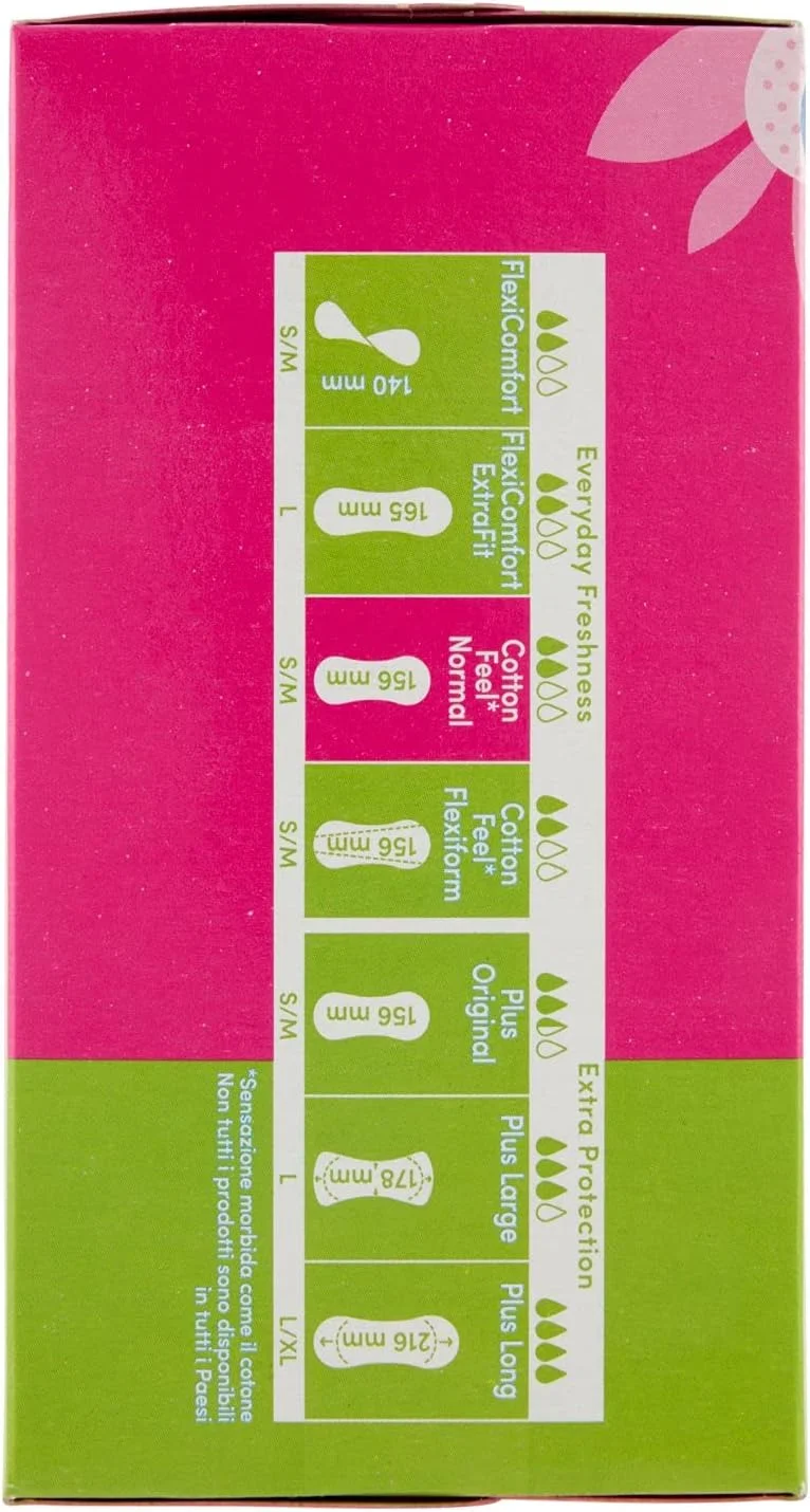 پد محافظ روزانه معطر Carefree حاوی آلوئه ورا - محافظ لغزشی تنفسی - حاوی مزایای طبیعی آلوئه ورا برای طراوت - 5-30 عدد