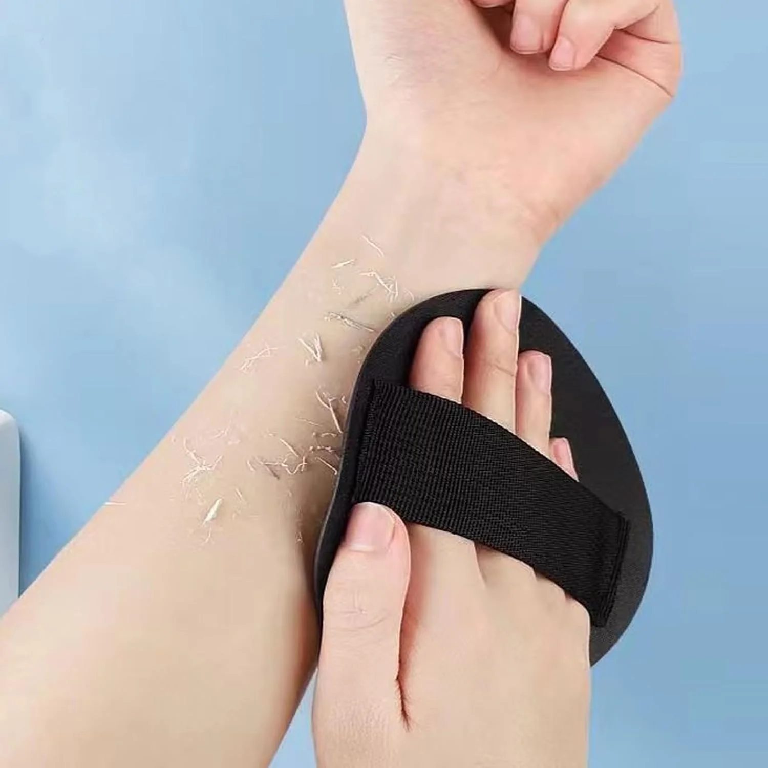 لیف پشت شوی BSITSSS با دسته، لایه بردار پشت برای حمام + لایه بردار کوچک بدن، لیف پشت شوی آبی، لایه بردار پشت برای حمام، لیف پشت شوی برای حمام مردانه و زنانه