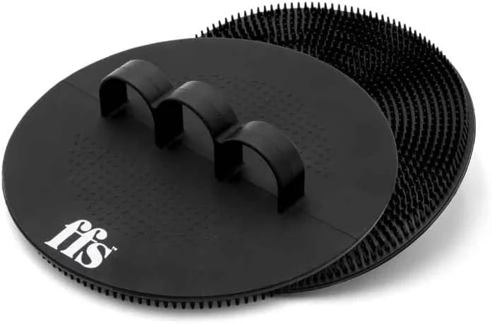 اسکرابر بدن سیلیکونی FFS Beauty - مشکی | ابزار لایه بردار بهداشتی و قابل استفاده مجدد برای انواع پوست | ملایم، موثر و دوستدار محیط زیست