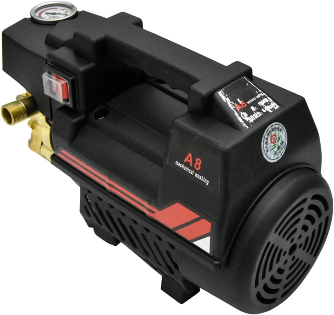 GHQERTY A8 Car Wash Machine Household High Pressure Car Washer Foam Water G-u-n Car Wash Artifact Portable Washer Pump 50HZ 1800W