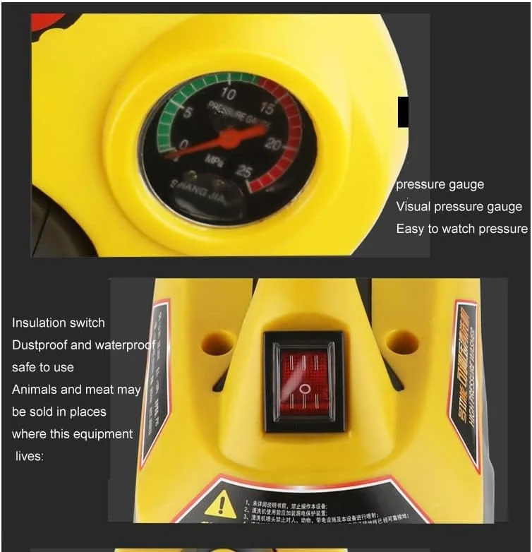 GHQERTY Pressure Regulating Car Washer Water G-u-n High-Power Cleaning Machine Grab Brush Water Pump Portable Car Wash Artifact (Color : Package 1, Size : Type) GHQERTY Pressure Regulating Car Washer Water G-u-n High-Power Cleaning Machine Grab Brush Water Pump Portable Car Wash Artifact (Color : Package 1, Size : Type)