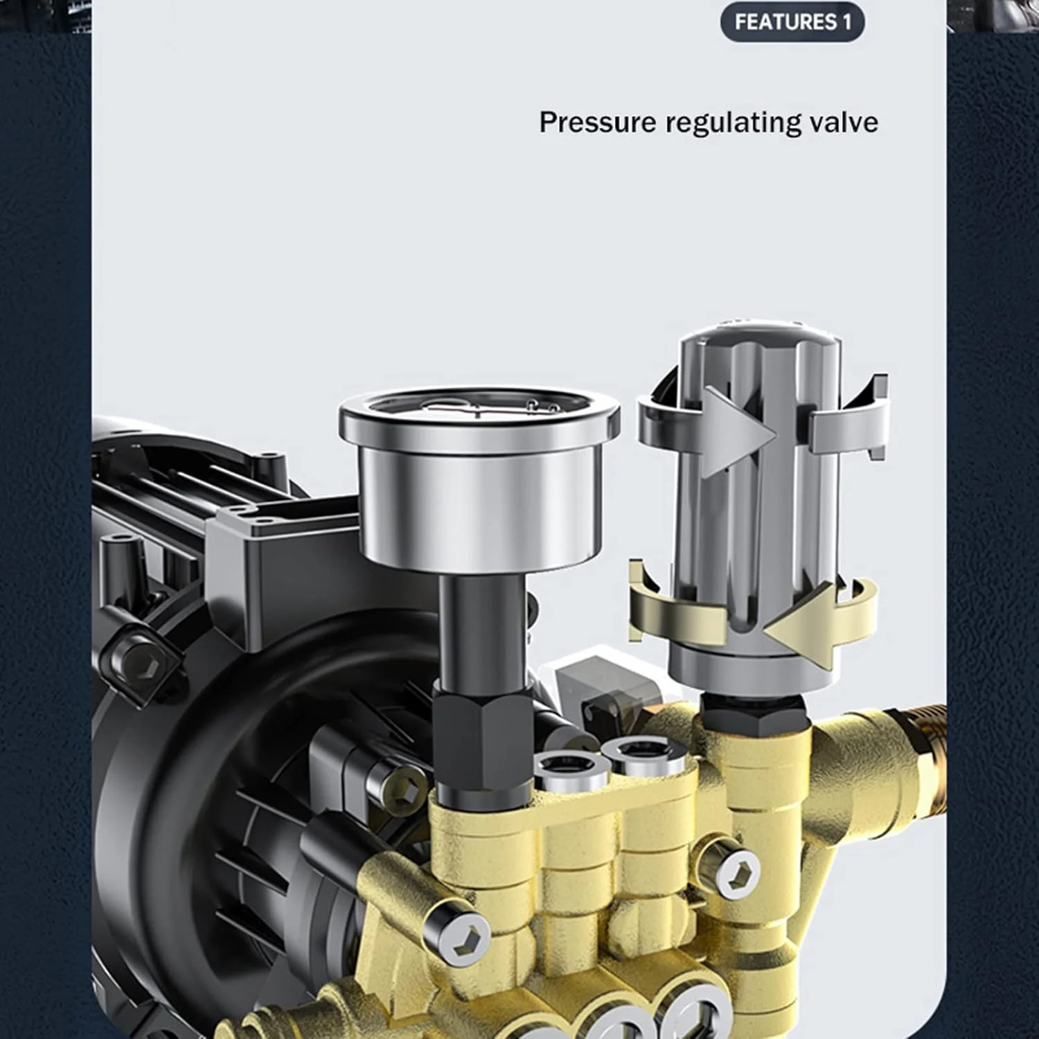 کارواش پرتابل 130 بار GHQERTY، دستگاه شستشوی فشار قوی با فوم گان، ژنراتور فوم شستشوی اتوماتیک، ابزار تمیز کننده پمپ آب، A