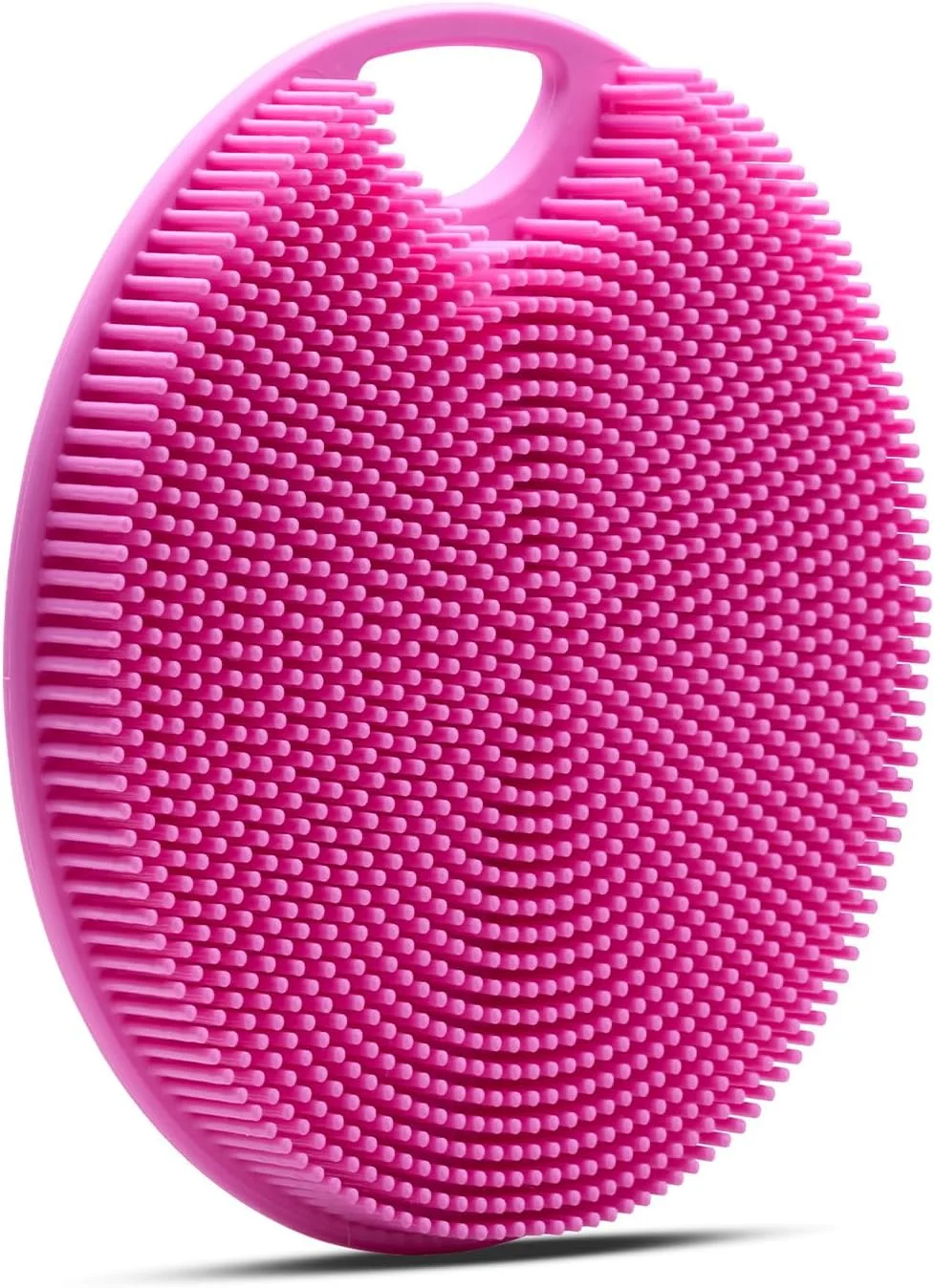 لیف سیلیکونی بدن flexii® - برس بدن با کیفیت عالی برای پوست حساس، لایه بردار بدن، لیف حمام، لوفه سیلیکونی، بافر لایه بردار بدن برای آقایان و بانوان - صورتی