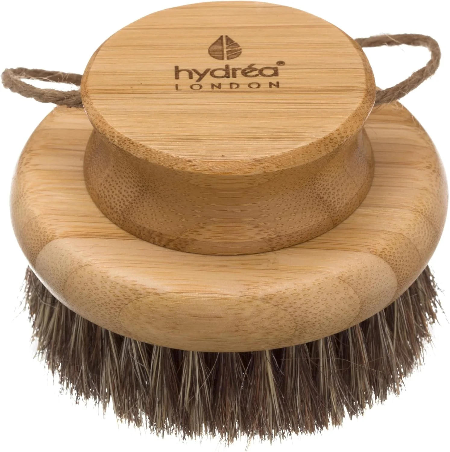 برس بدن گرد بامبو Hydrea London با مو