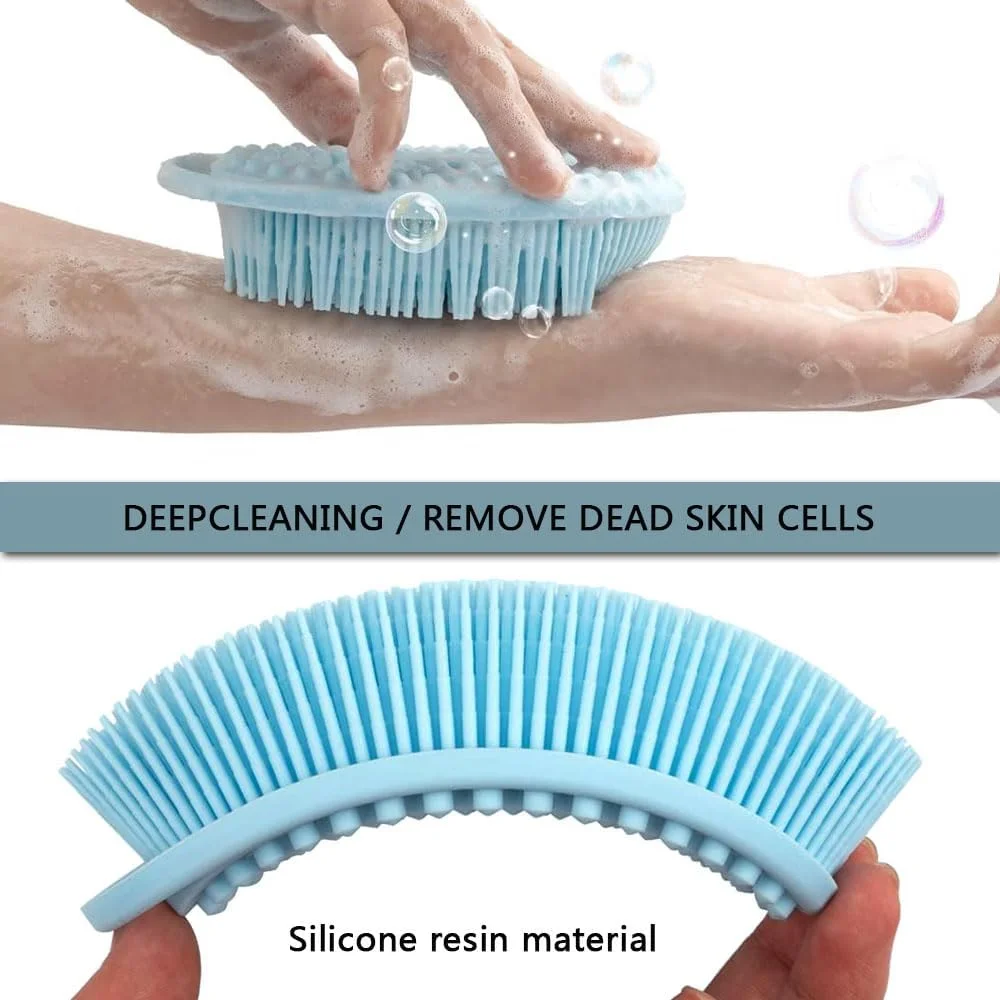 هوتو، بسته 2 عددی اسکرابر سیلیکونی بدن، اسکرابر لایه بردار بدن، لیف سیلیکونی نرم، اسکرابر بدن، تمیز و بهداشتی، کف کننده سریع، مناسب برای زنان و مردان با انواع پوست هوتو، بسته 2 عددی اسکرابر سیلیکونی بدن، اسکرابر لایه بردار بدن، لیف سیلیکونی نرم، اسکرابر بدن، تمیز و بهداشتی، کف کننده سریع، مناسب برای زنان و مردان با انواع پوست