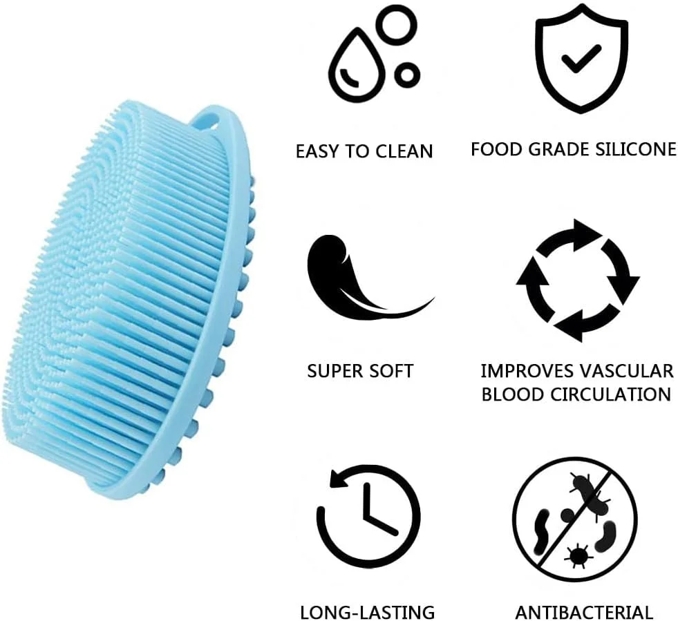 هوتو، بسته 2 عددی اسکرابر سیلیکونی بدن، اسکرابر لایه بردار بدن، لیف سیلیکونی نرم، اسکرابر بدن، تمیز و بهداشتی، کف کننده سریع، مناسب برای زنان و مردان با انواع پوست هوتو، بسته 2 عددی اسکرابر سیلیکونی بدن، اسکرابر لایه بردار بدن، لیف سیلیکونی نرم، اسکرابر بدن، تمیز و بهداشتی، کف کننده سریع، مناسب برای زنان و مردان با انواع پوست