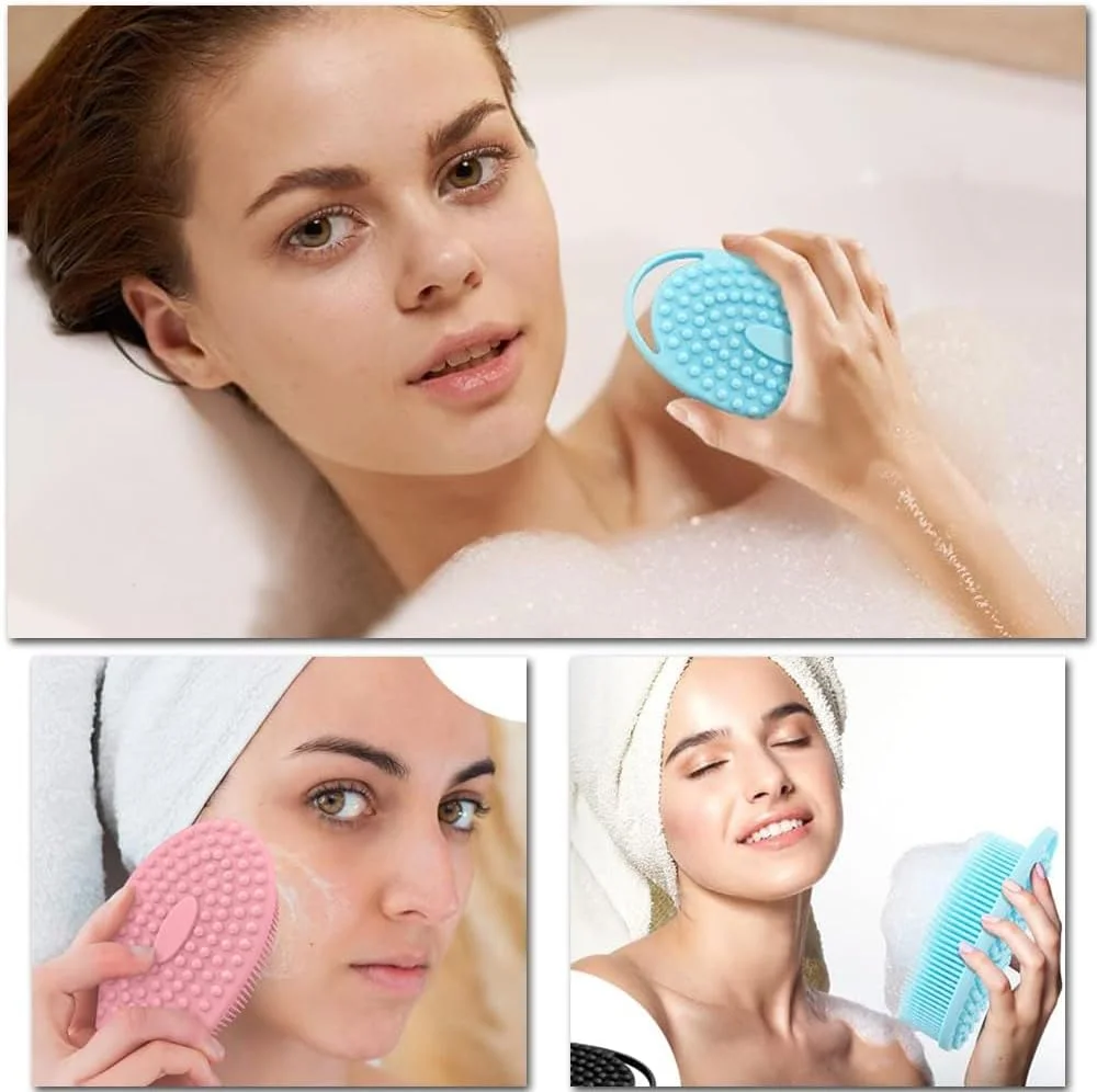 هوتو، بسته 2 عددی اسکرابر سیلیکونی بدن، اسکرابر لایه بردار بدن، لیف سیلیکونی نرم، اسکرابر بدن، تمیز و بهداشتی، کف کننده سریع، مناسب برای زنان و مردان با انواع پوست هوتو، بسته 2 عددی اسکرابر سیلیکونی بدن، اسکرابر لایه بردار بدن، لیف سیلیکونی نرم، اسکرابر بدن، تمیز و بهداشتی، کف کننده سریع، مناسب برای زنان و مردان با انواع پوست